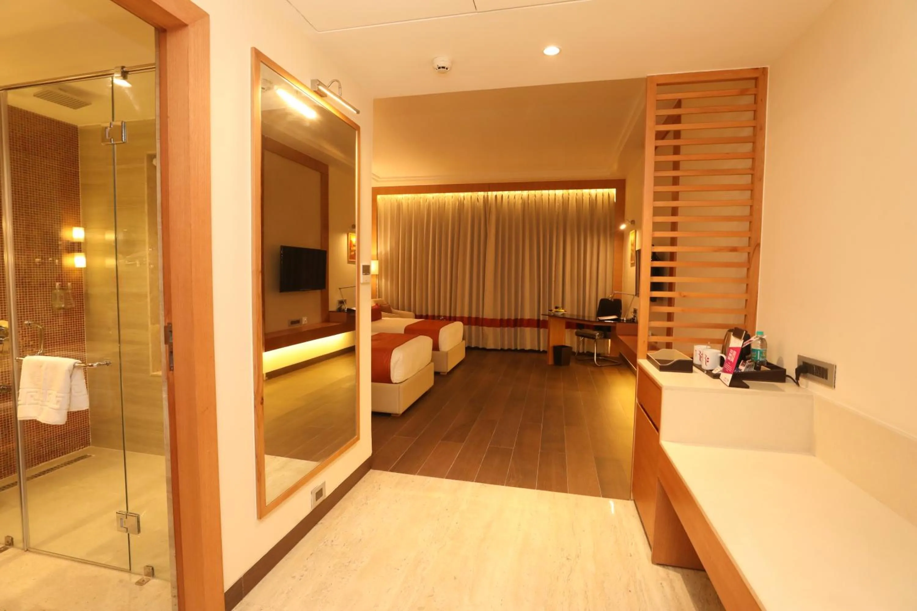 Bedroom, Bed in Regenta Central Udaipur, Court Circle