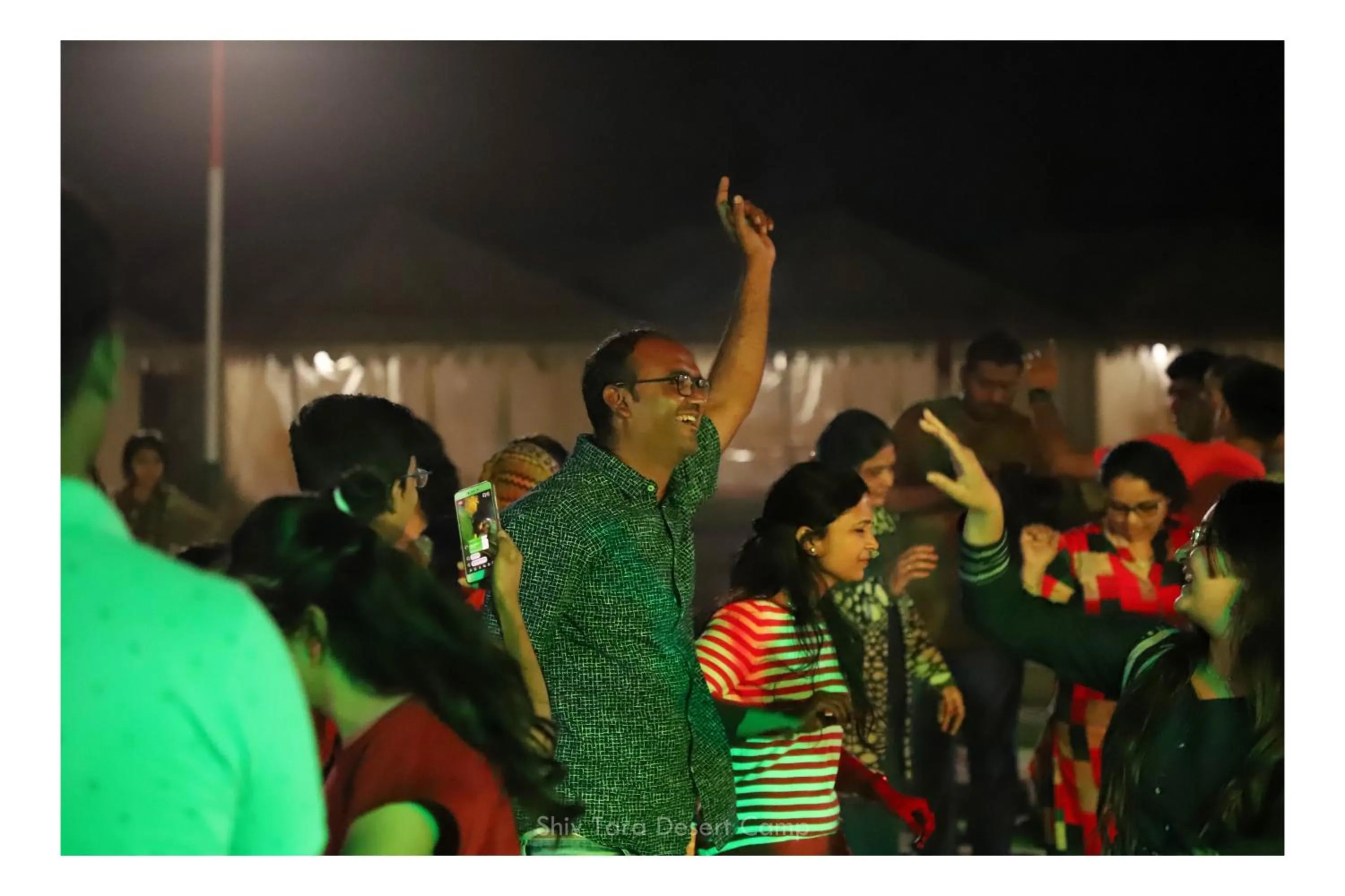 Evening entertainment in Shiv Tara Desert Camp
