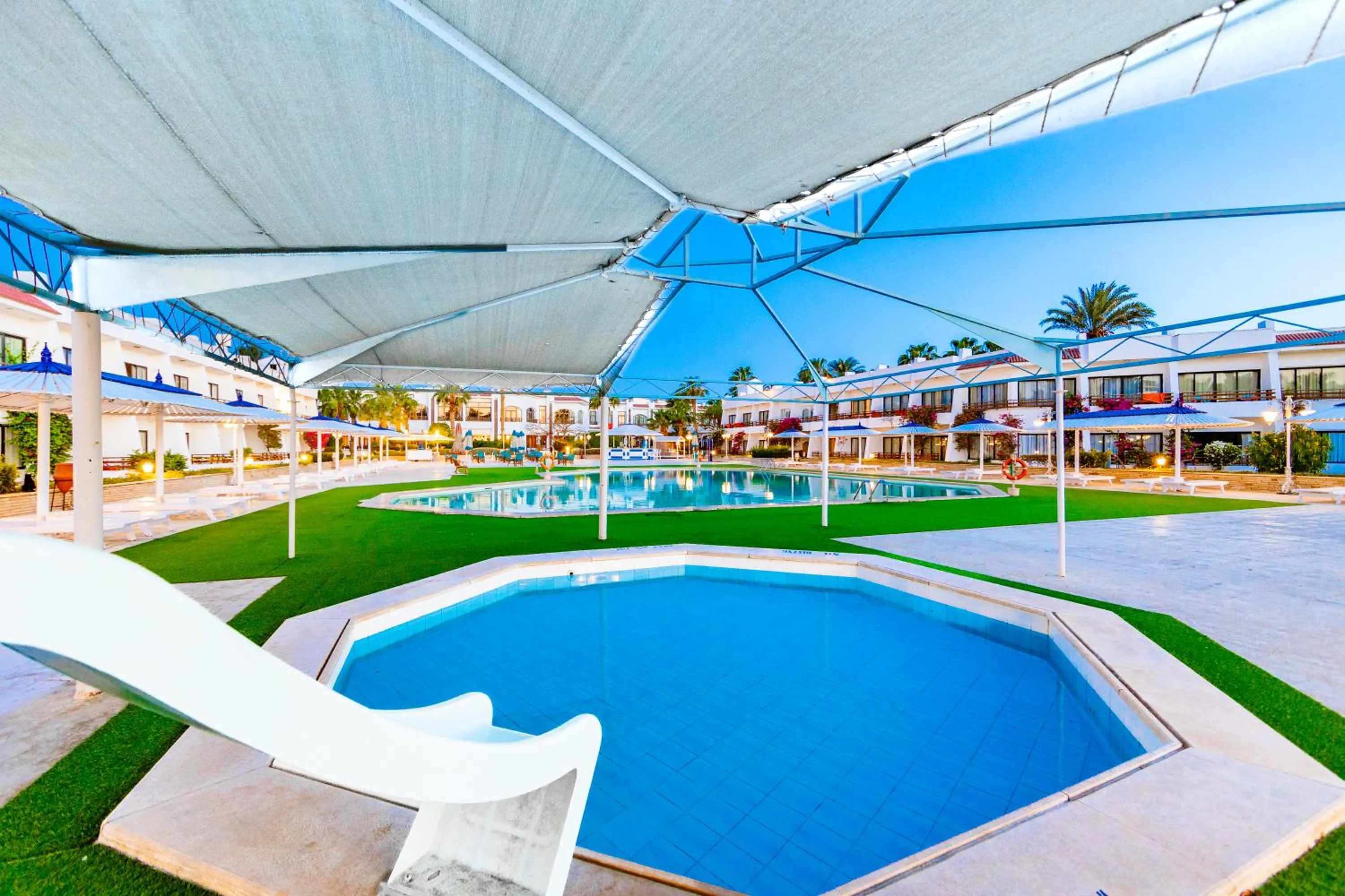 Pool view, Swimming Pool in The Grand Hotel, Hurghada