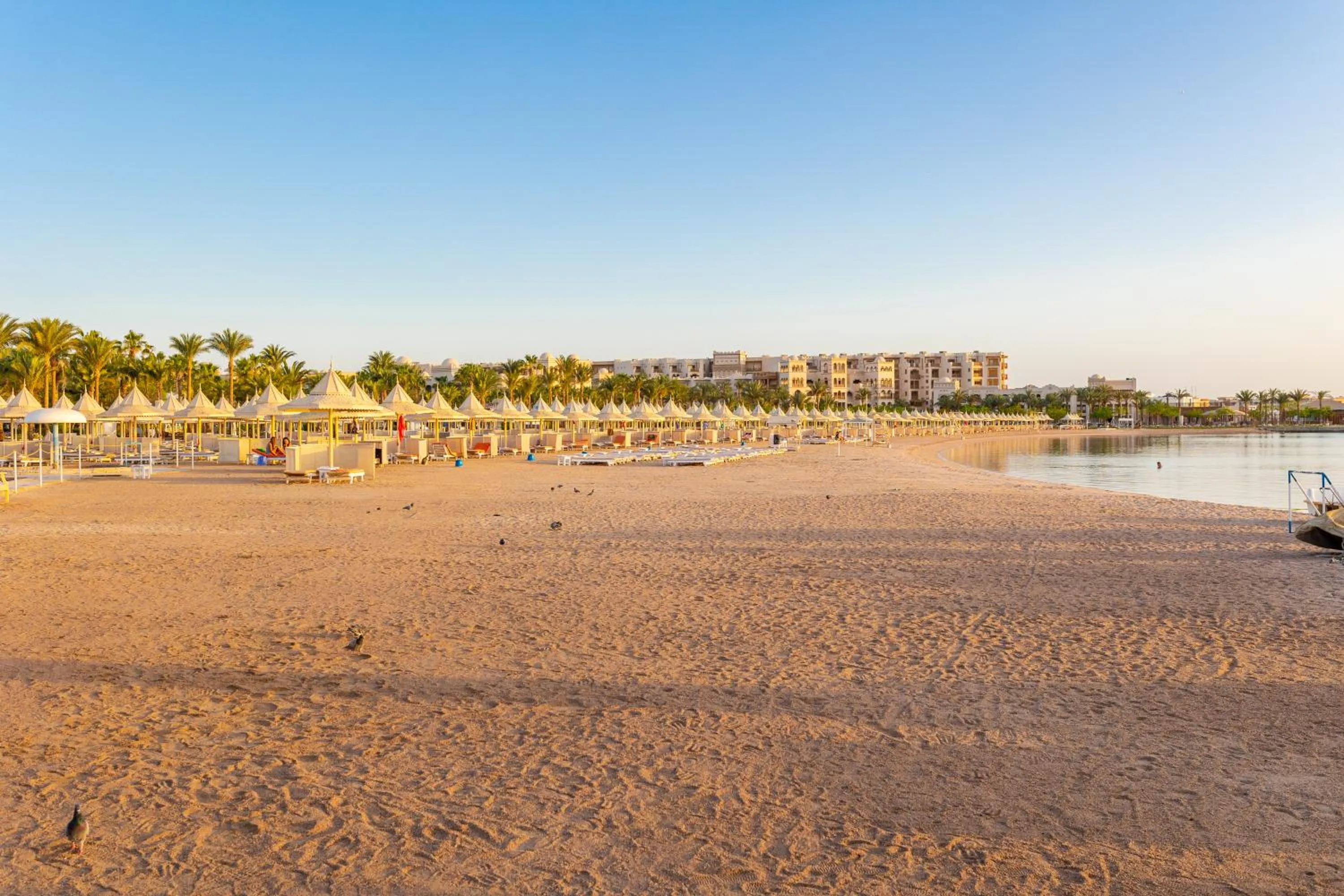 Beach in The Grand Hotel, Hurghada