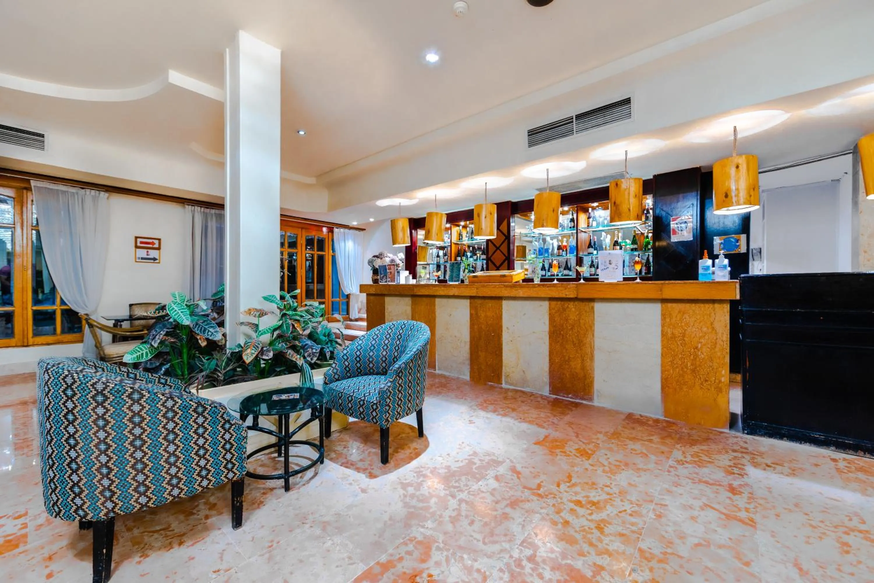 Lounge or bar, Lobby/Reception in The Grand Hotel, Hurghada