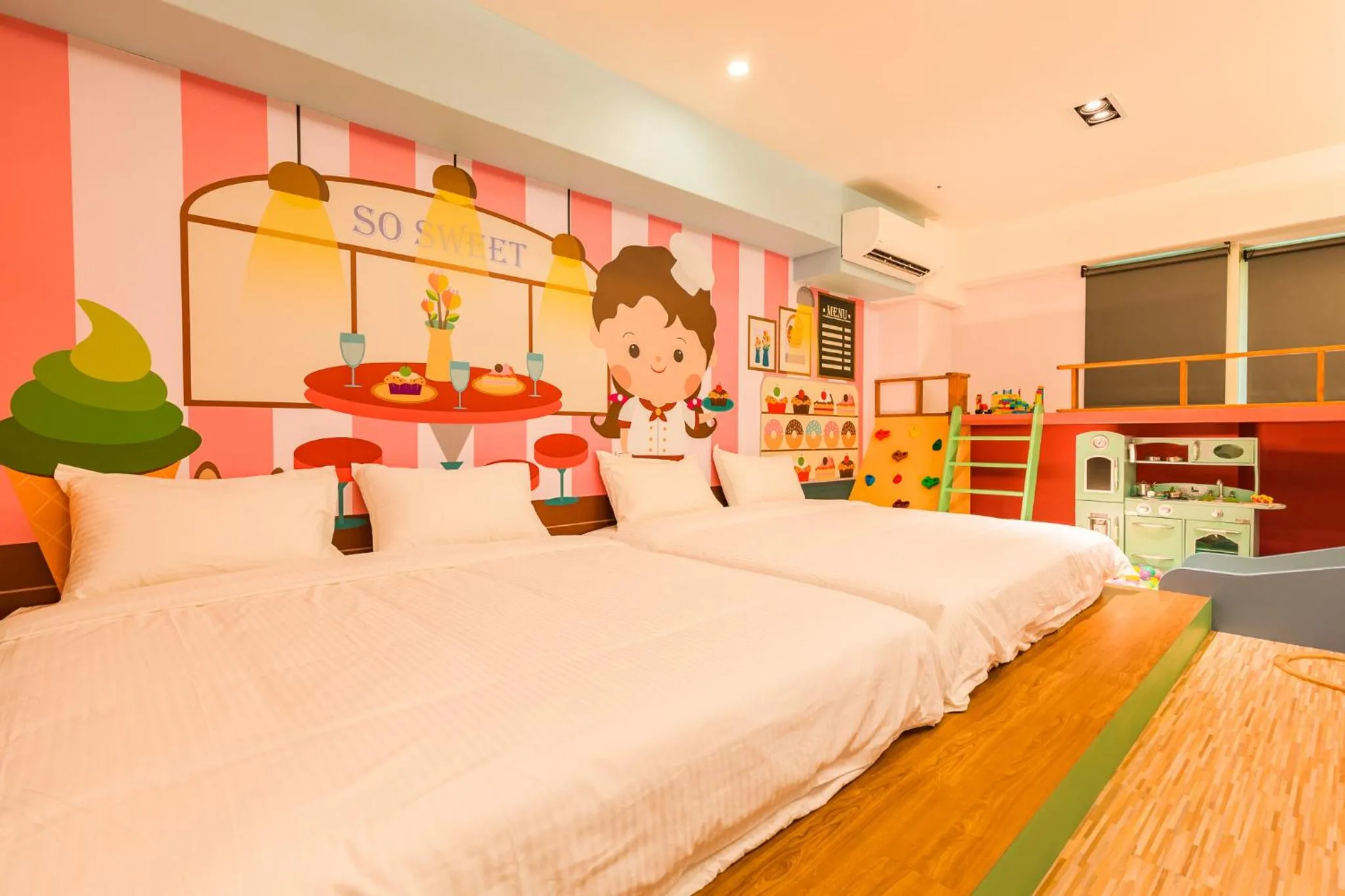 Photo of the whole room, Bed in 閣樂親子旅宿Kids Fun Hotel
