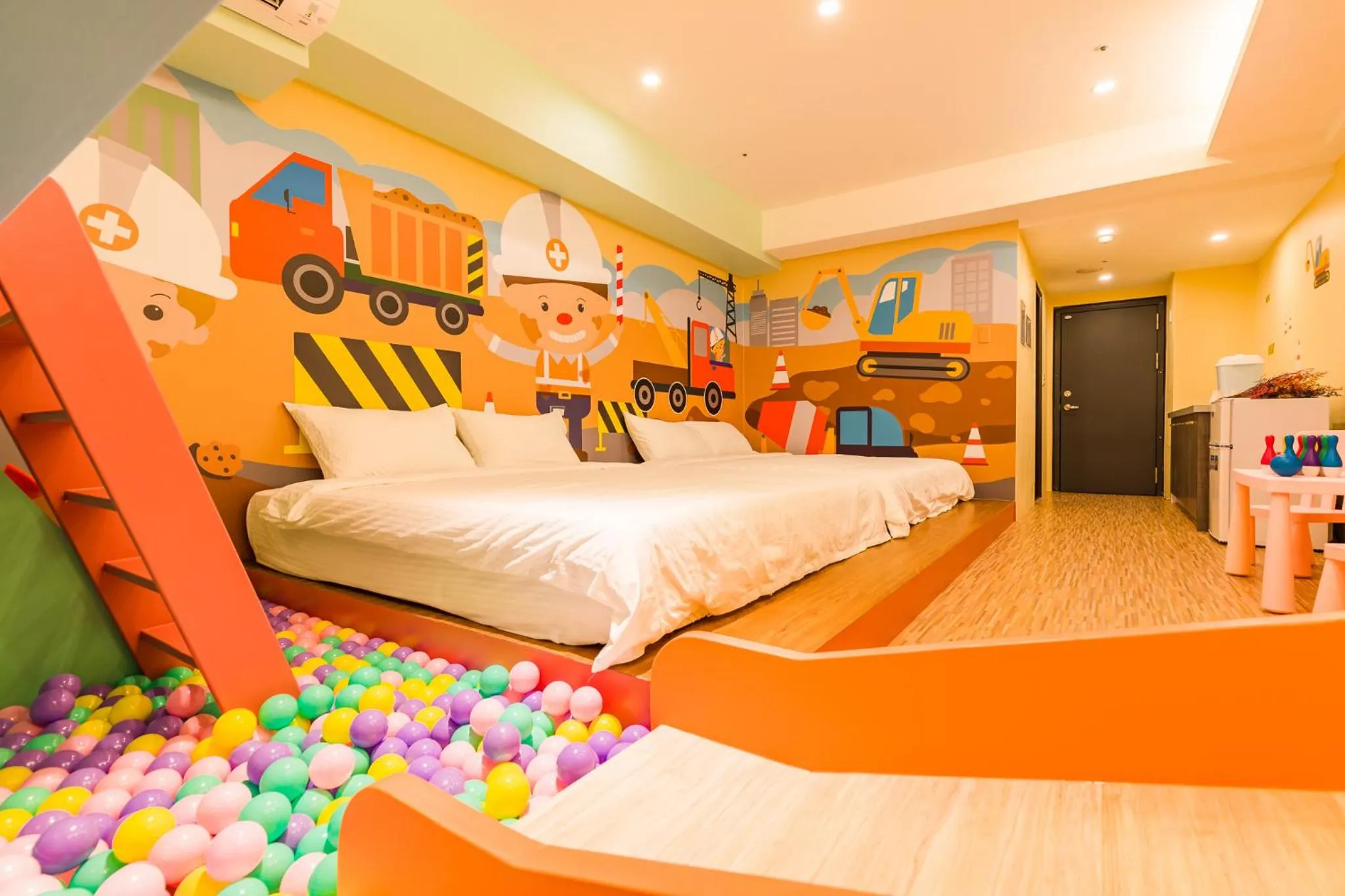 Photo of the whole room, Bed in 閣樂親子旅宿Kids Fun Hotel