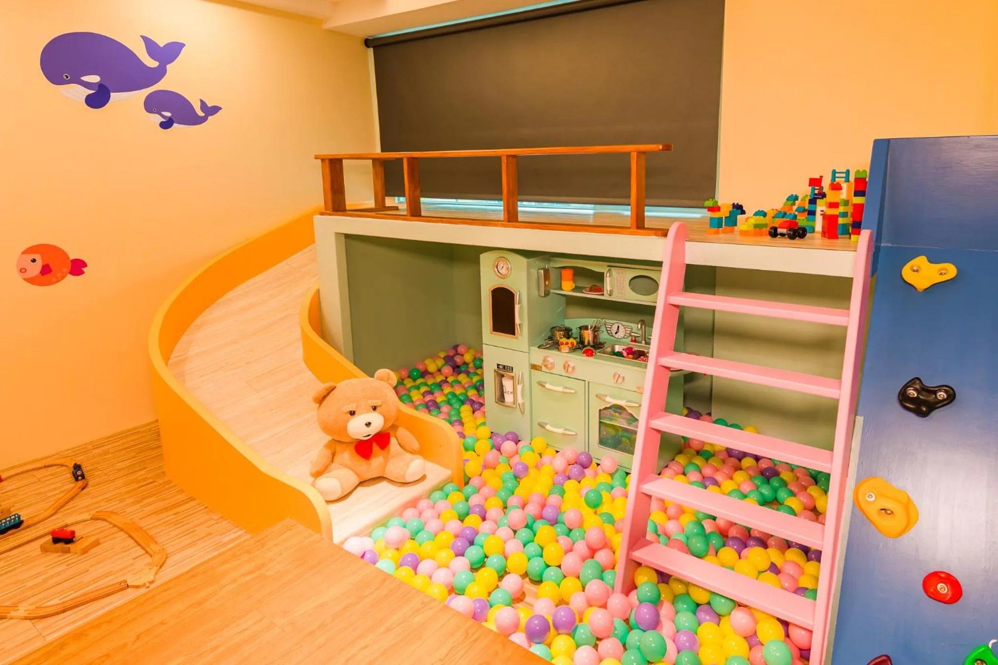 Children play ground in 閣樂親子旅宿Kids Fun Hotel