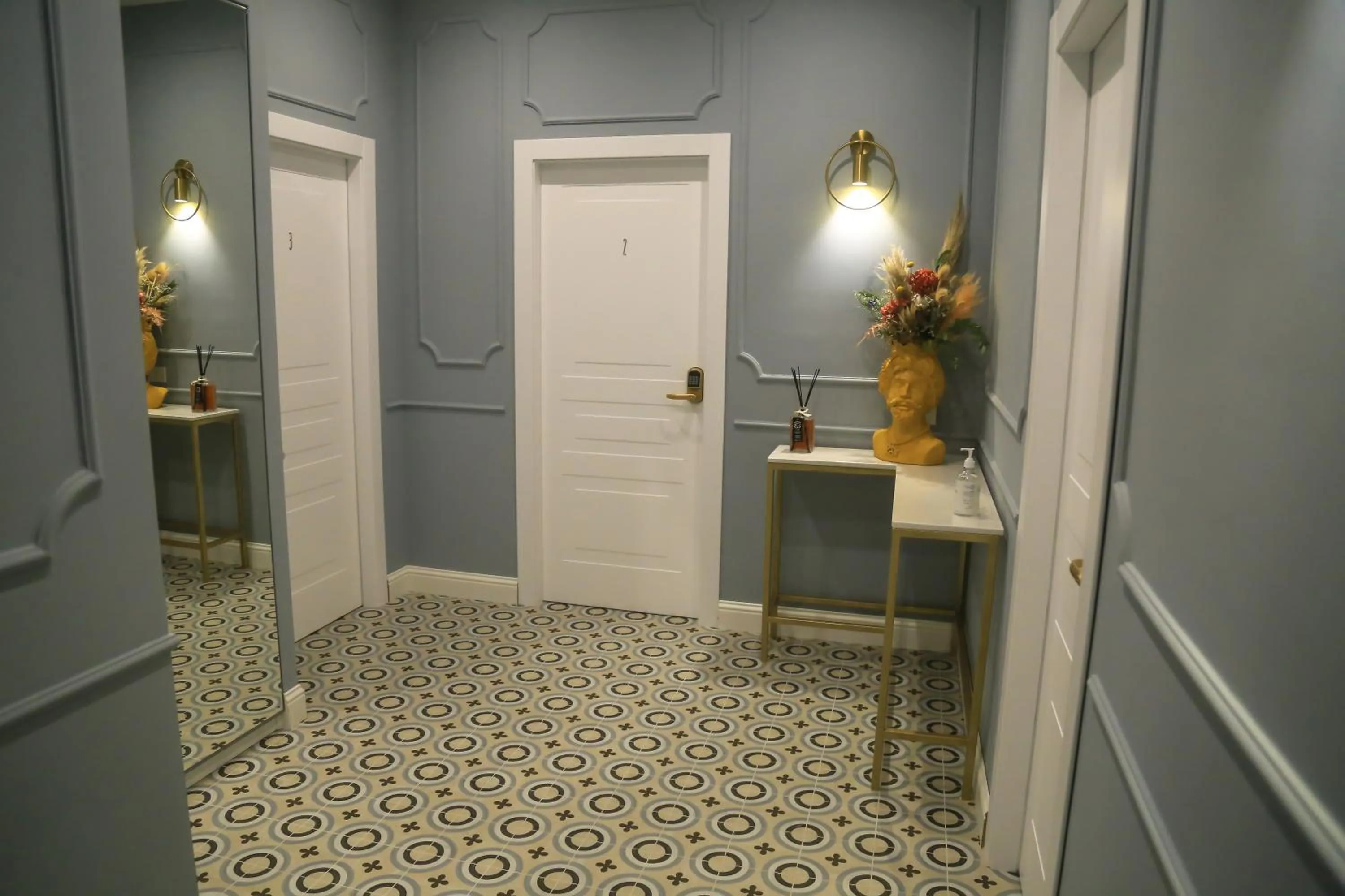 Lobby or reception in Krysos Luxury Rooms