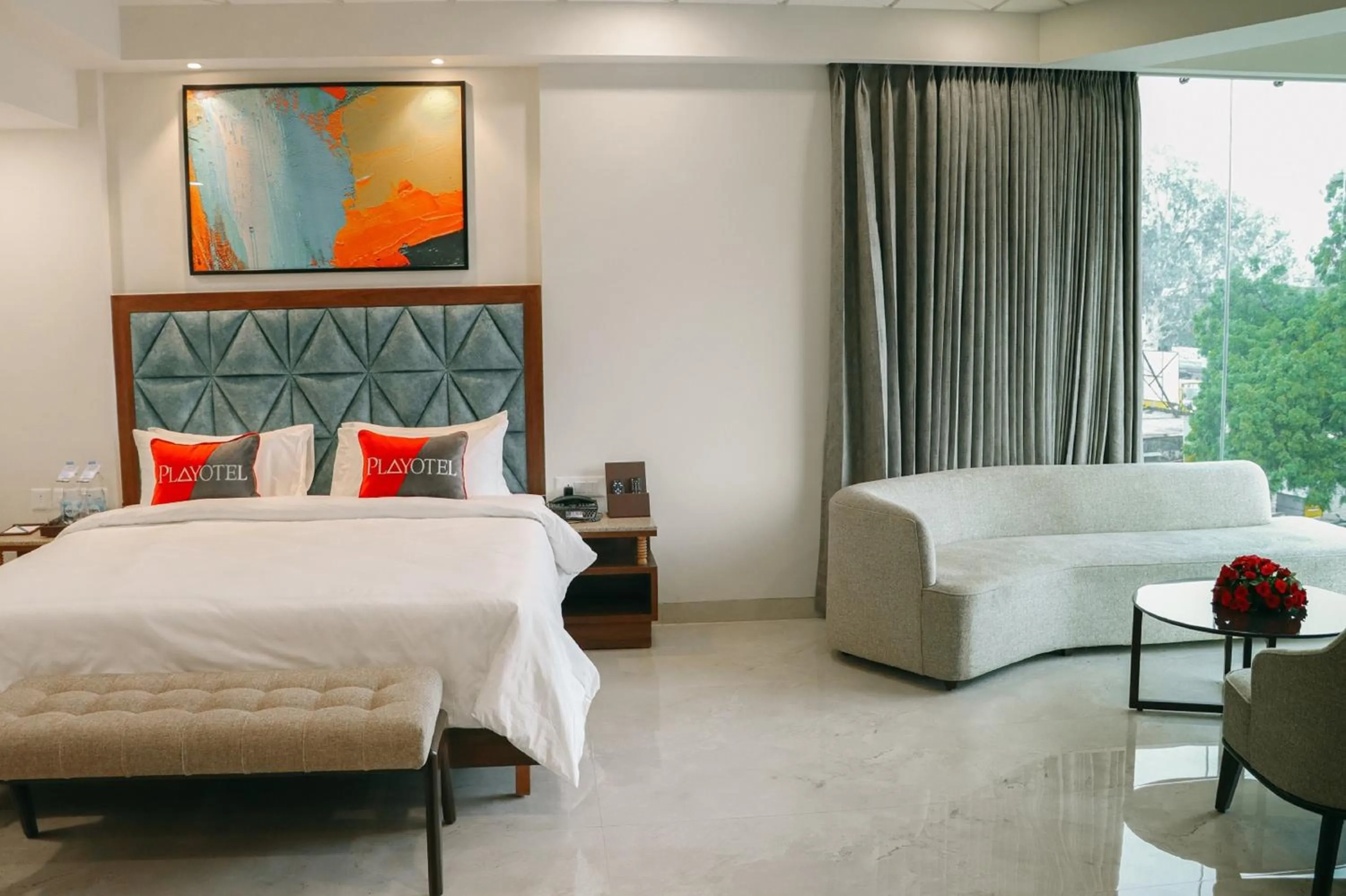Bed in Playotel Premier Guna