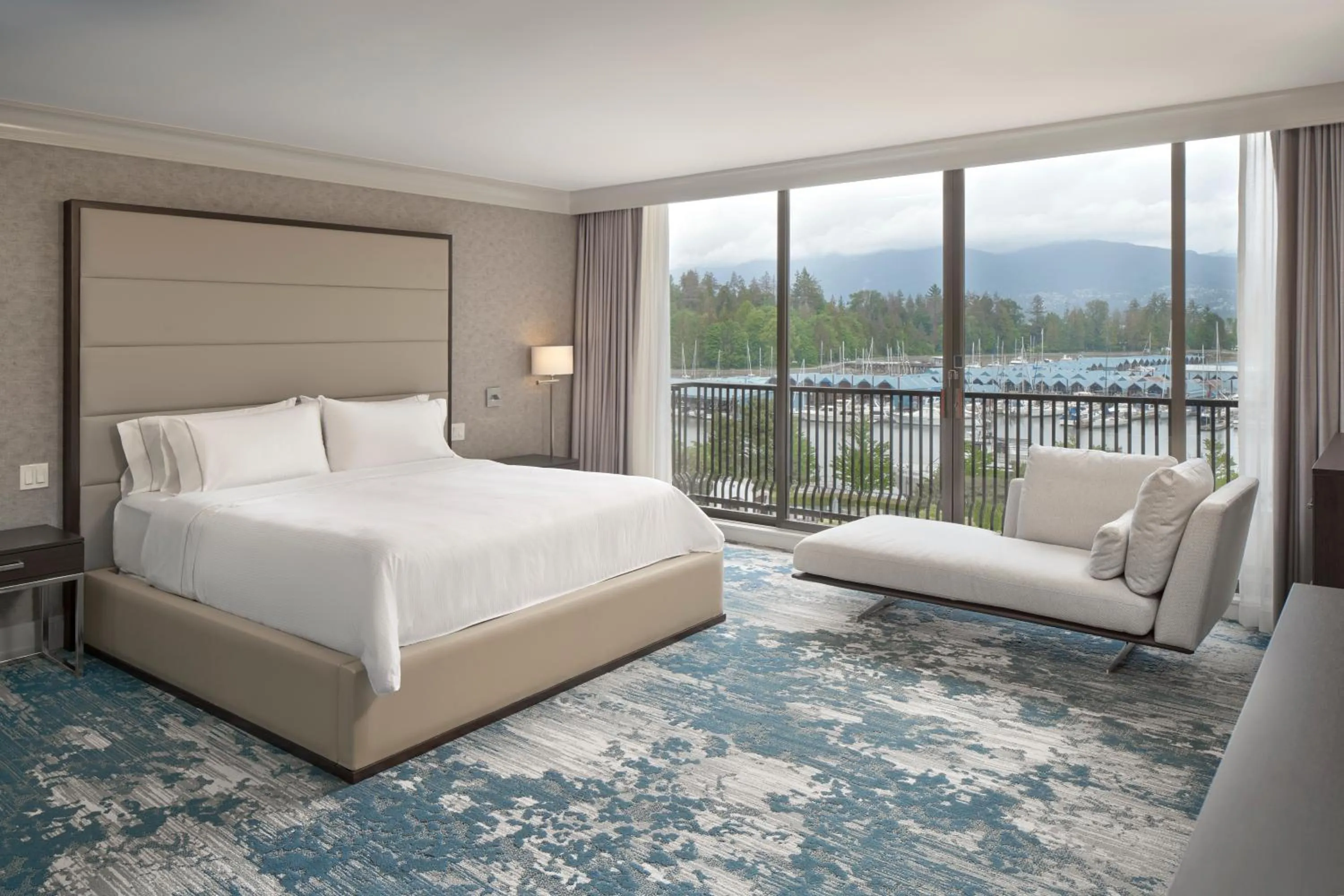 Bed in The Westin Bayshore, Vancouver