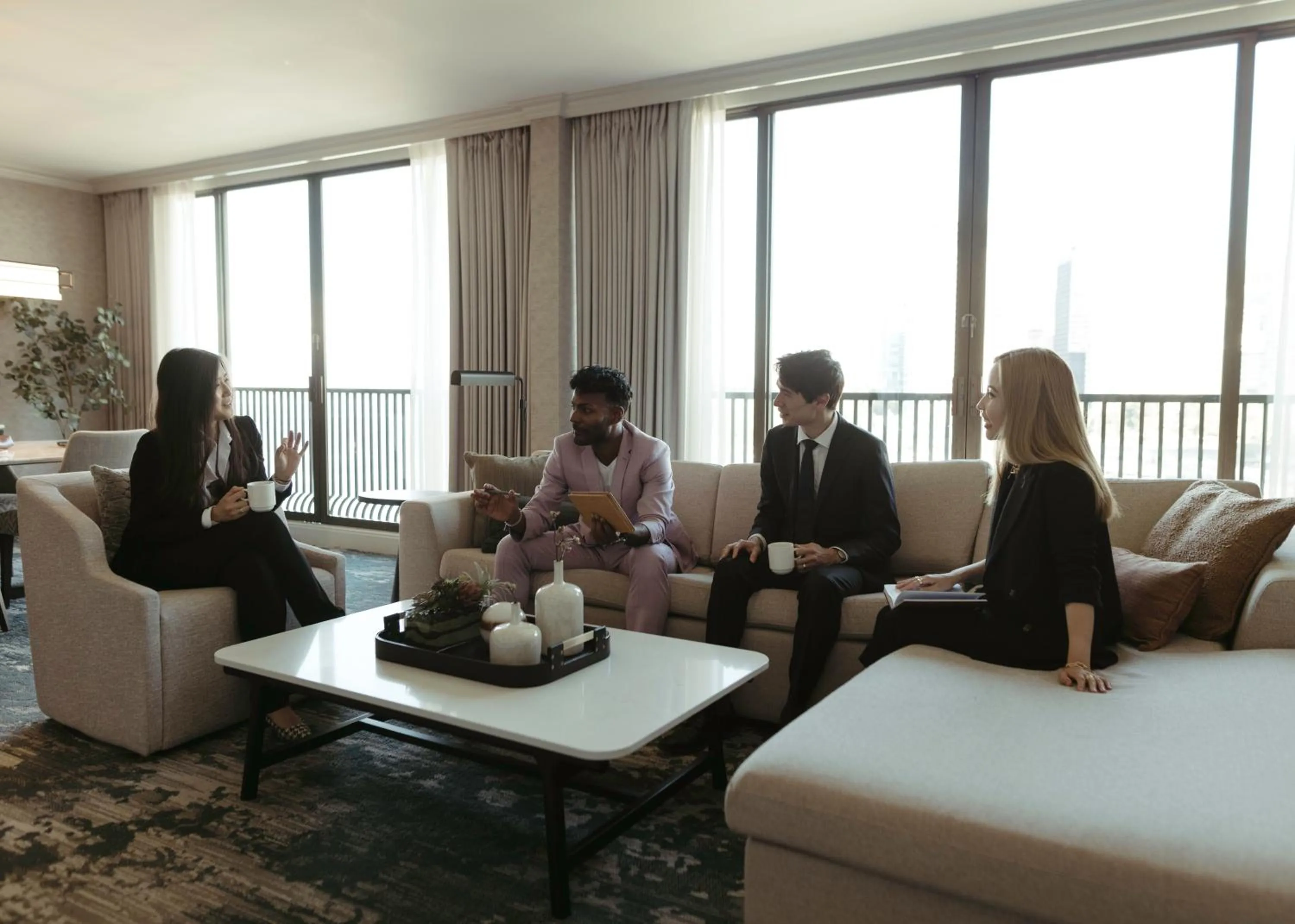 Living room in The Westin Bayshore, Vancouver