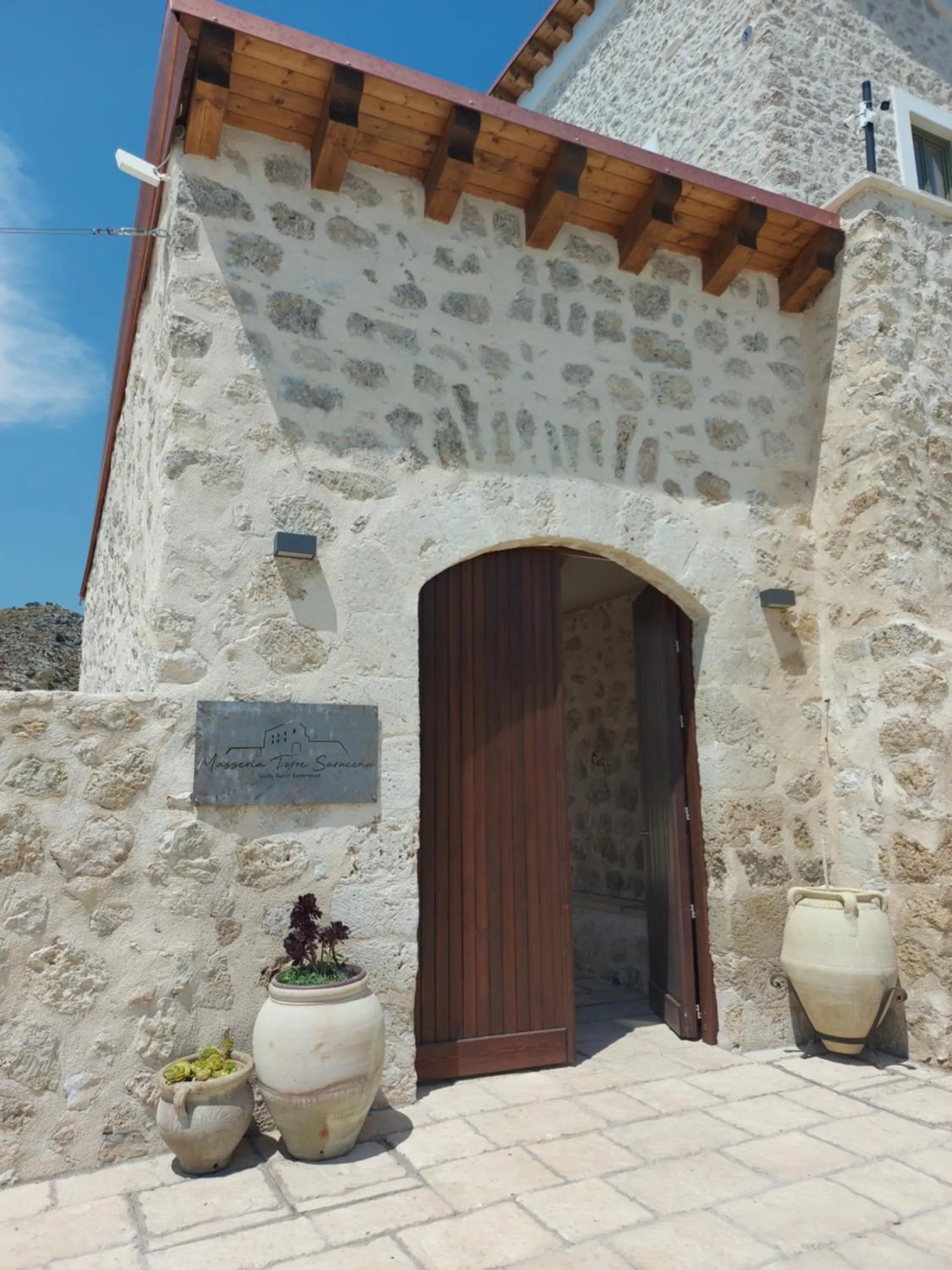 Facade/entrance in Masseria Torre Saracena