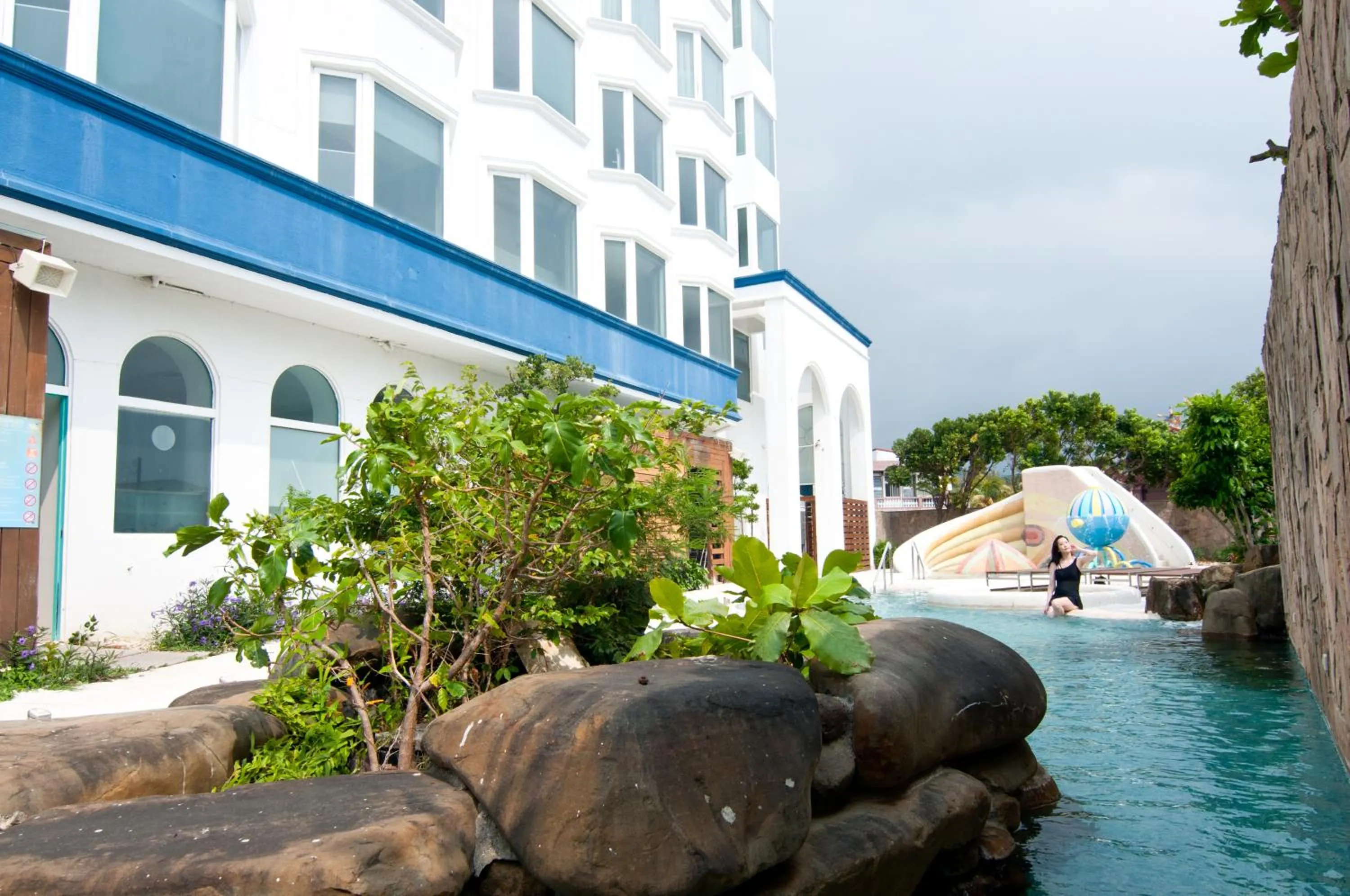 Aqua park in Kenting Long Beach Hotel
