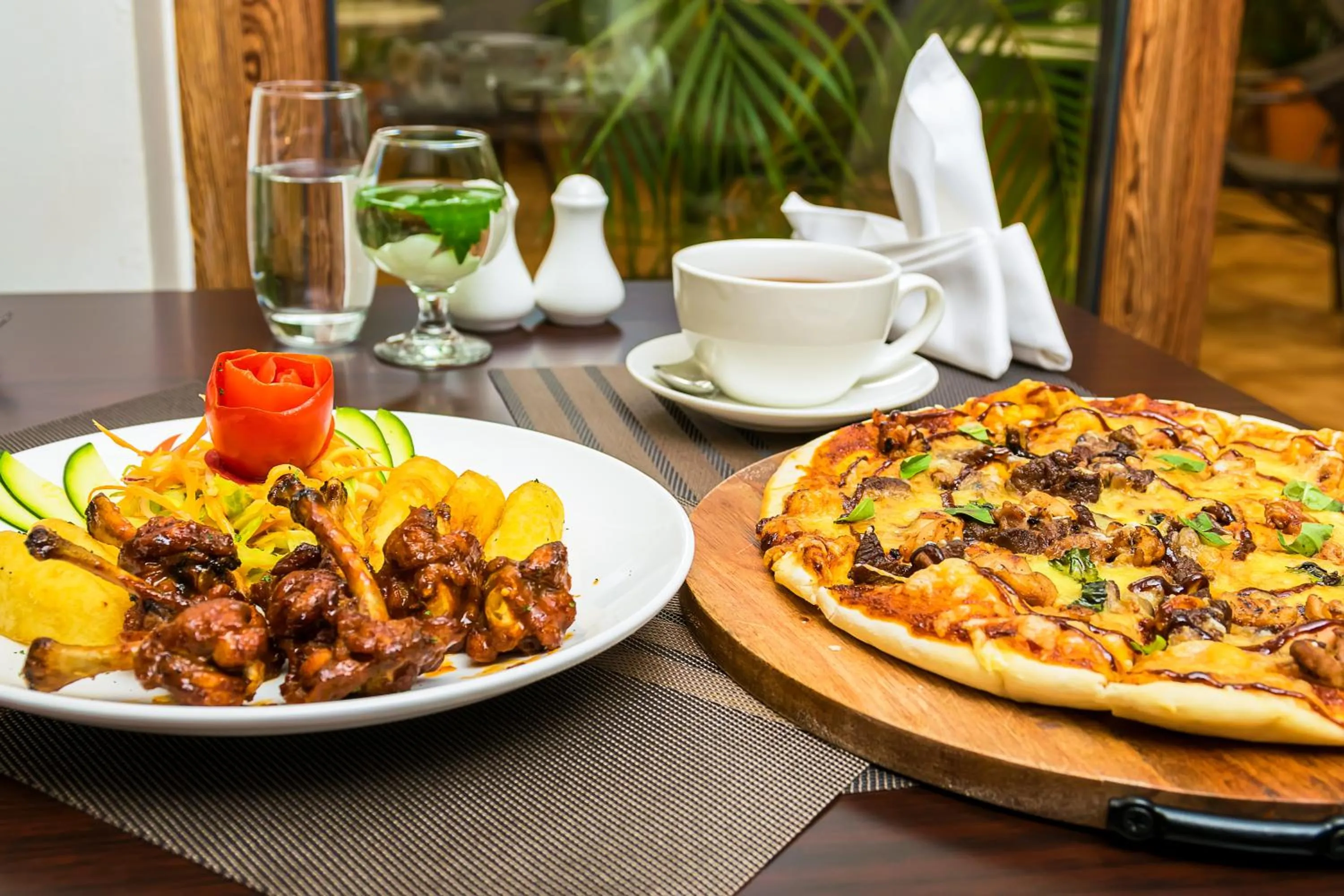 Lunch in Canary Hotel Kampala