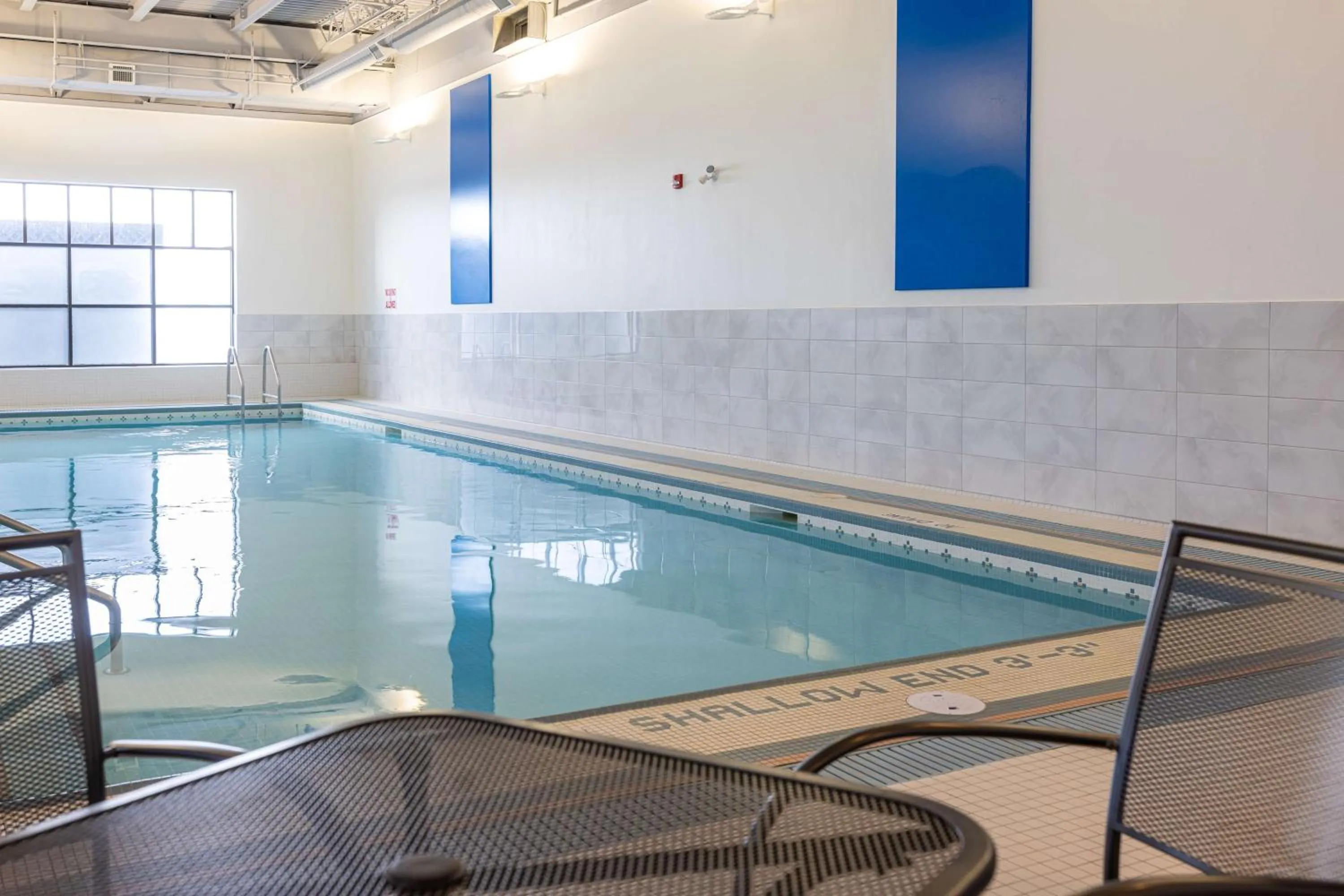 Pool view in DoubleTree by Hilton Calgary North