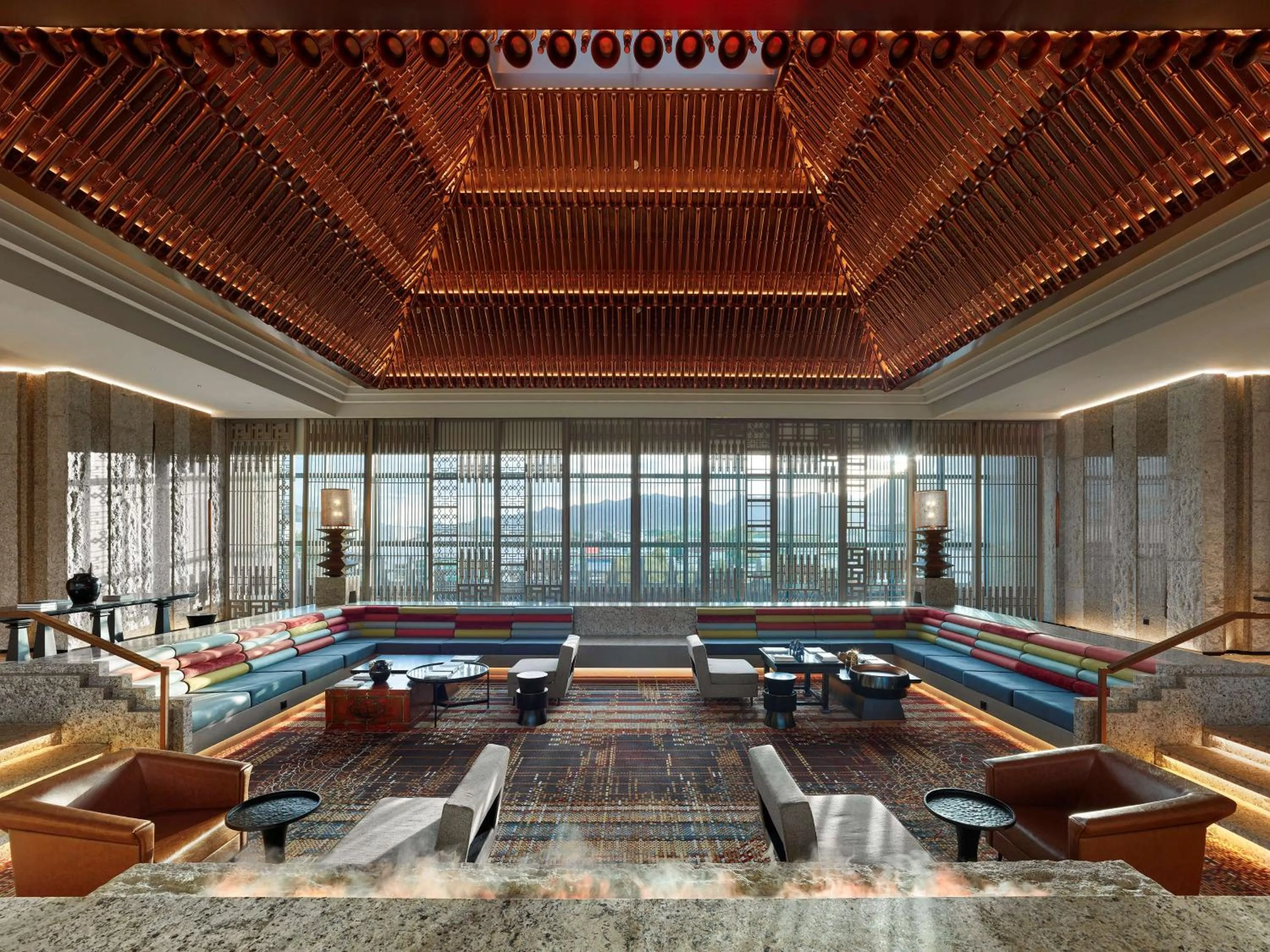 Lobby or reception in Hilton Shigatse