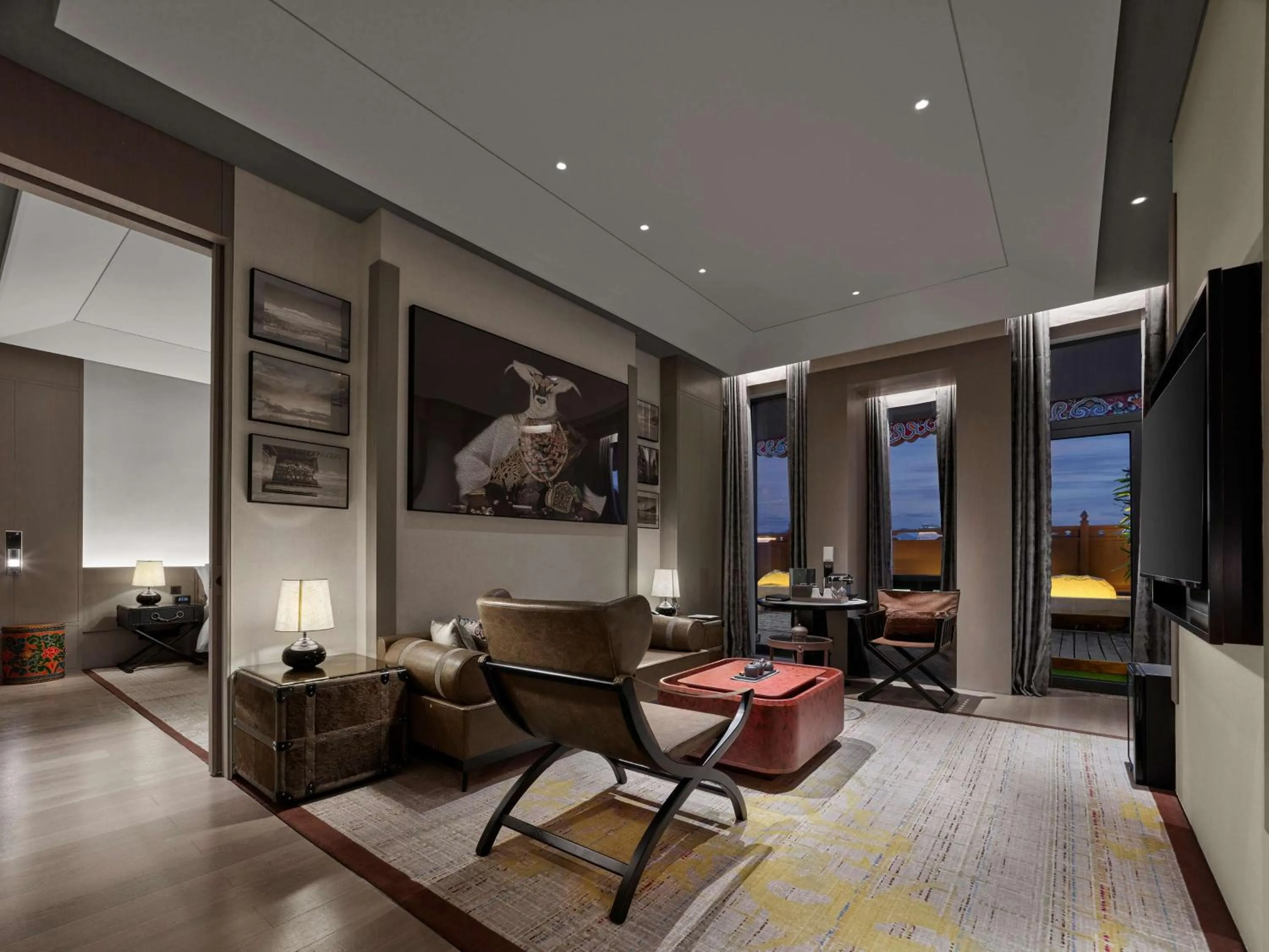 Living room in Hilton Shigatse