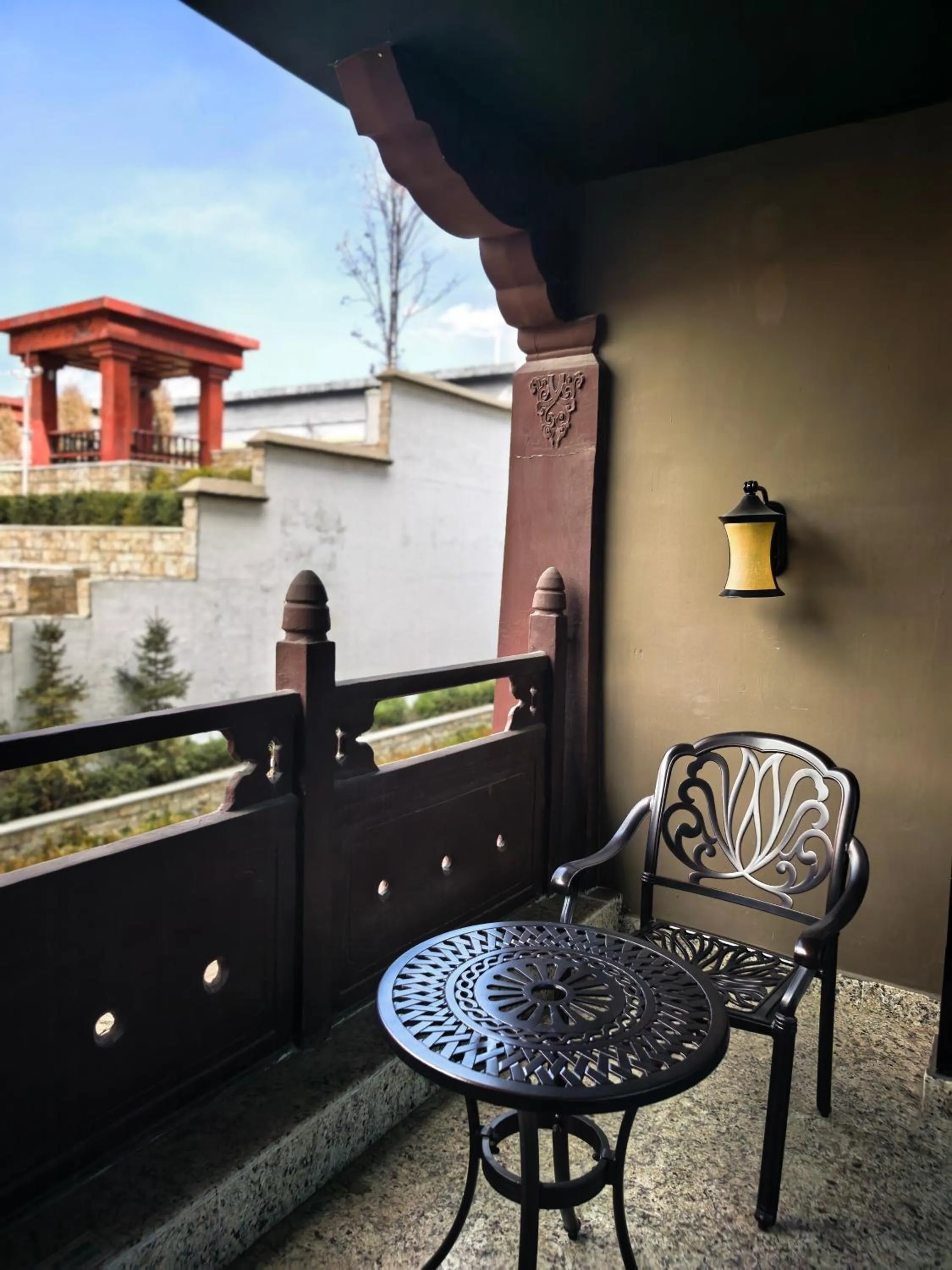 Balcony/Terrace in Hilton Shigatse