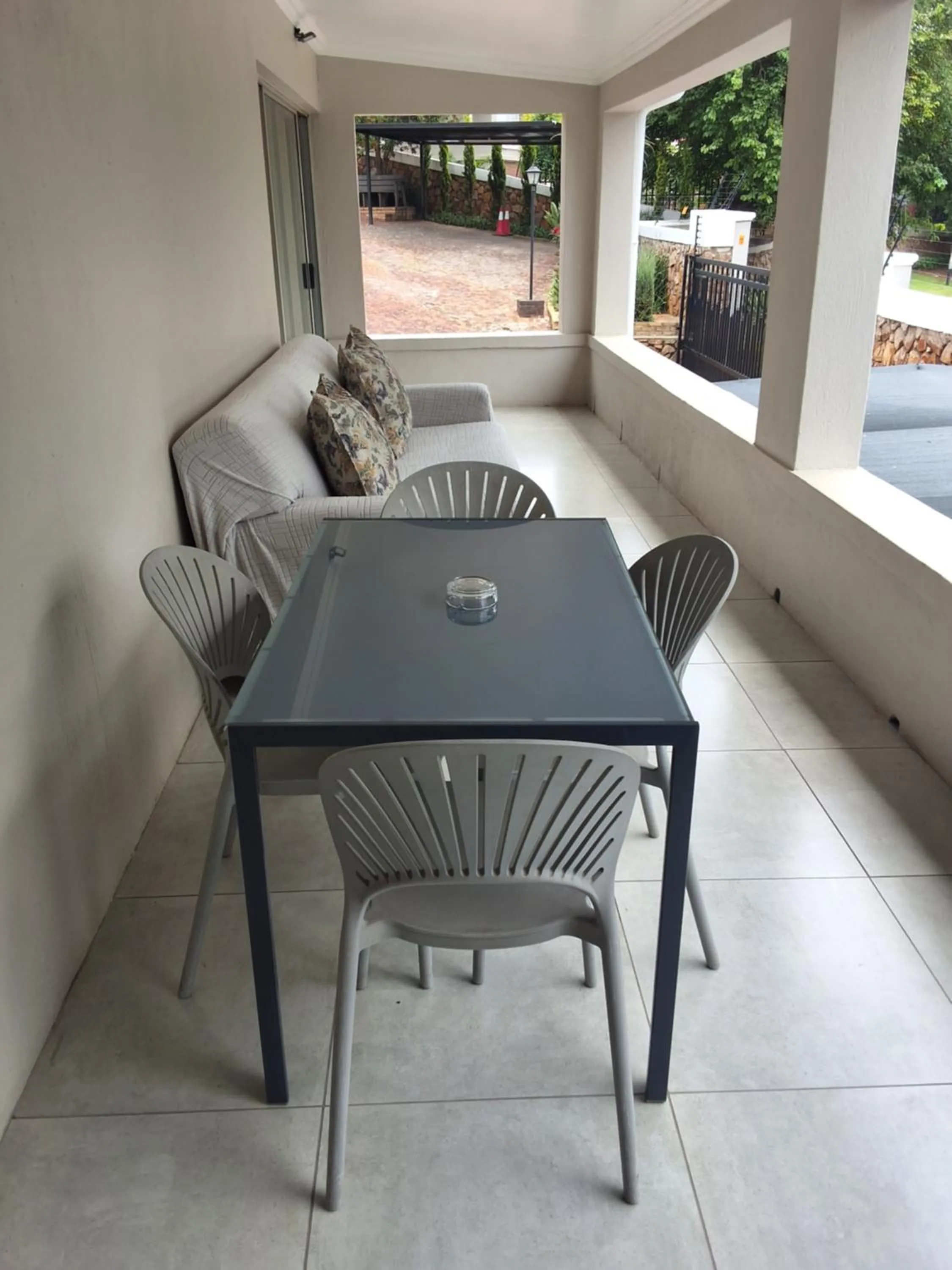 Patio in CityView, a stunning modern apartment