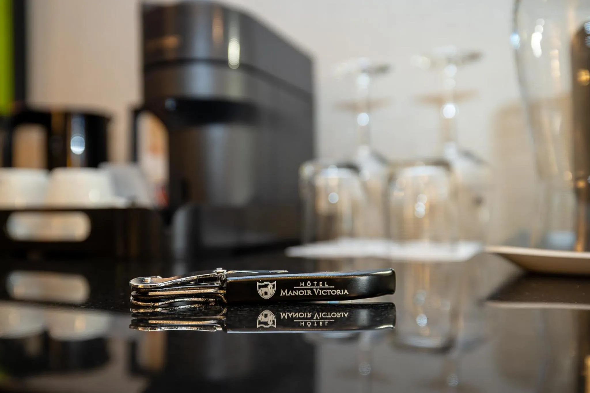 Decorative detail in Hotel Manoir Victoria