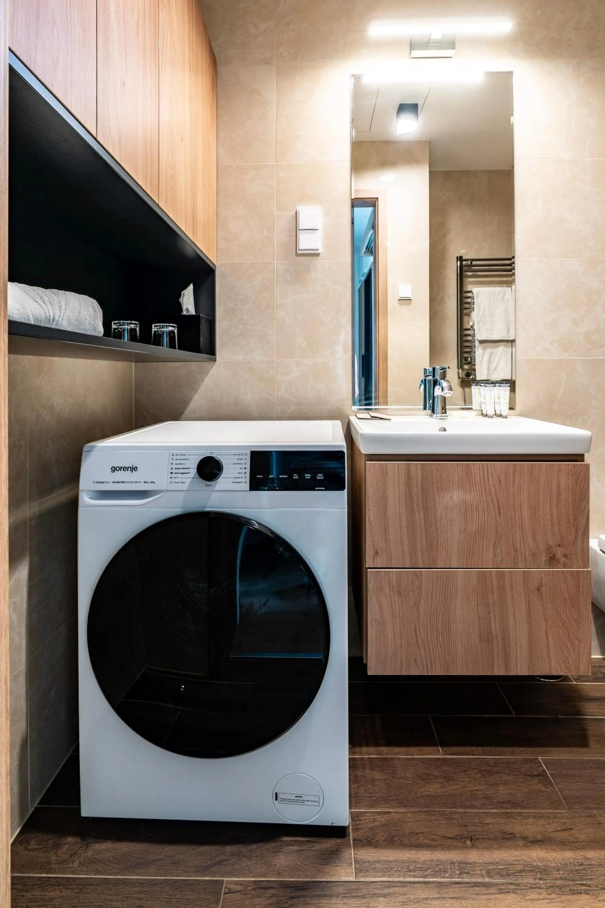 Bathroom in Emerald Downtown Luxury Suites by Continental Group