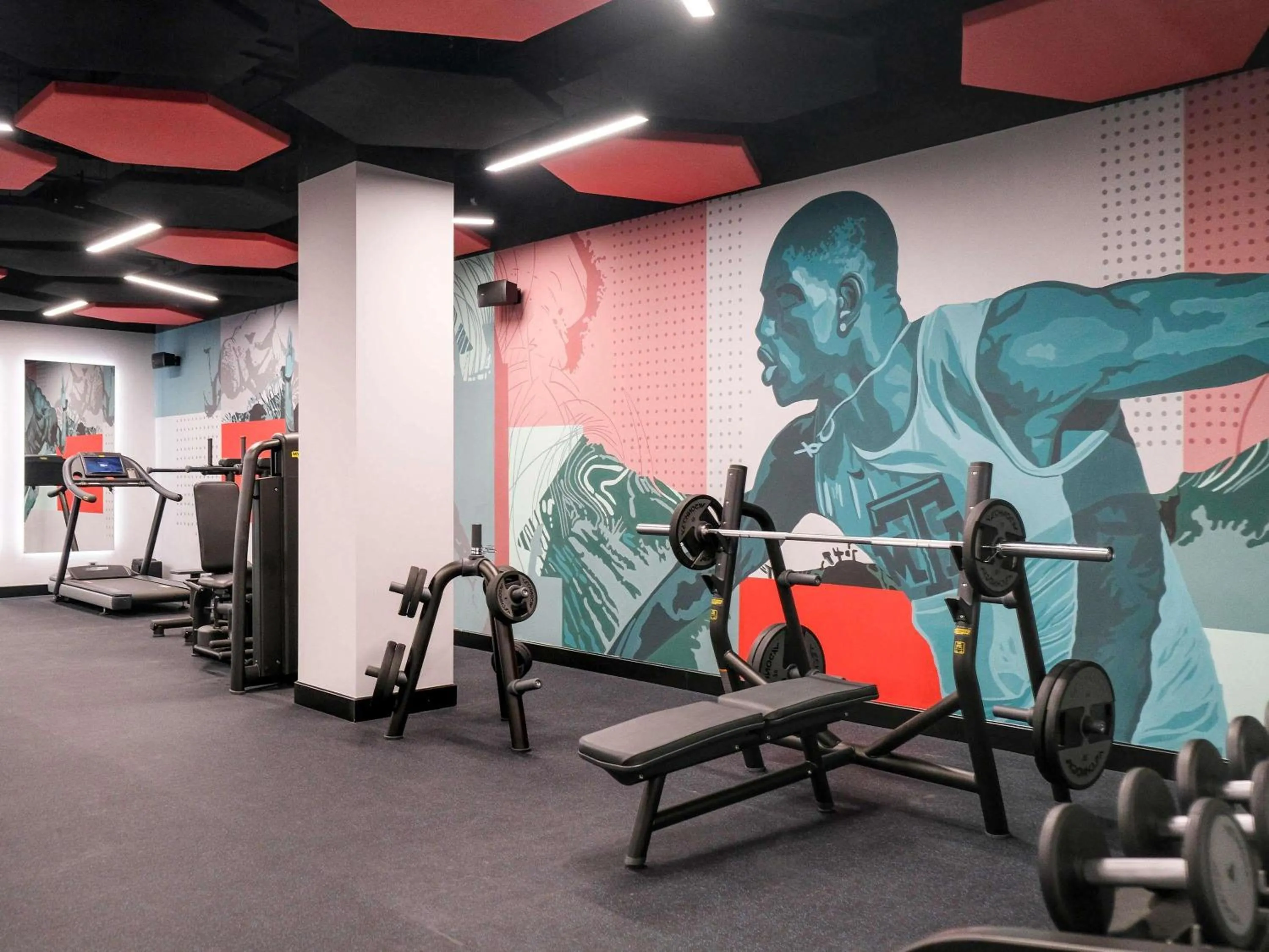 Fitness centre/facilities in Novotel Bishkek City Center