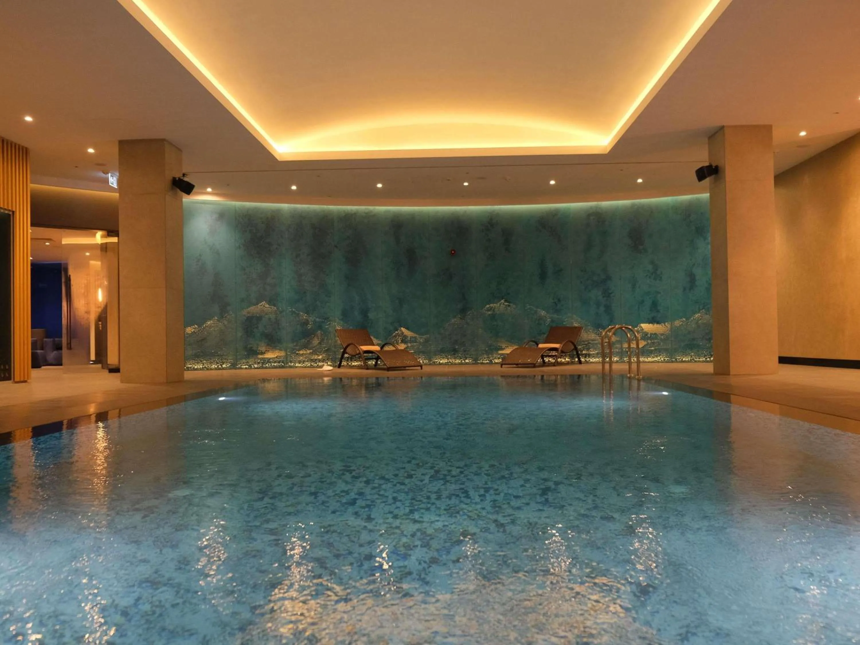 Pool view in Novotel Bishkek City Center