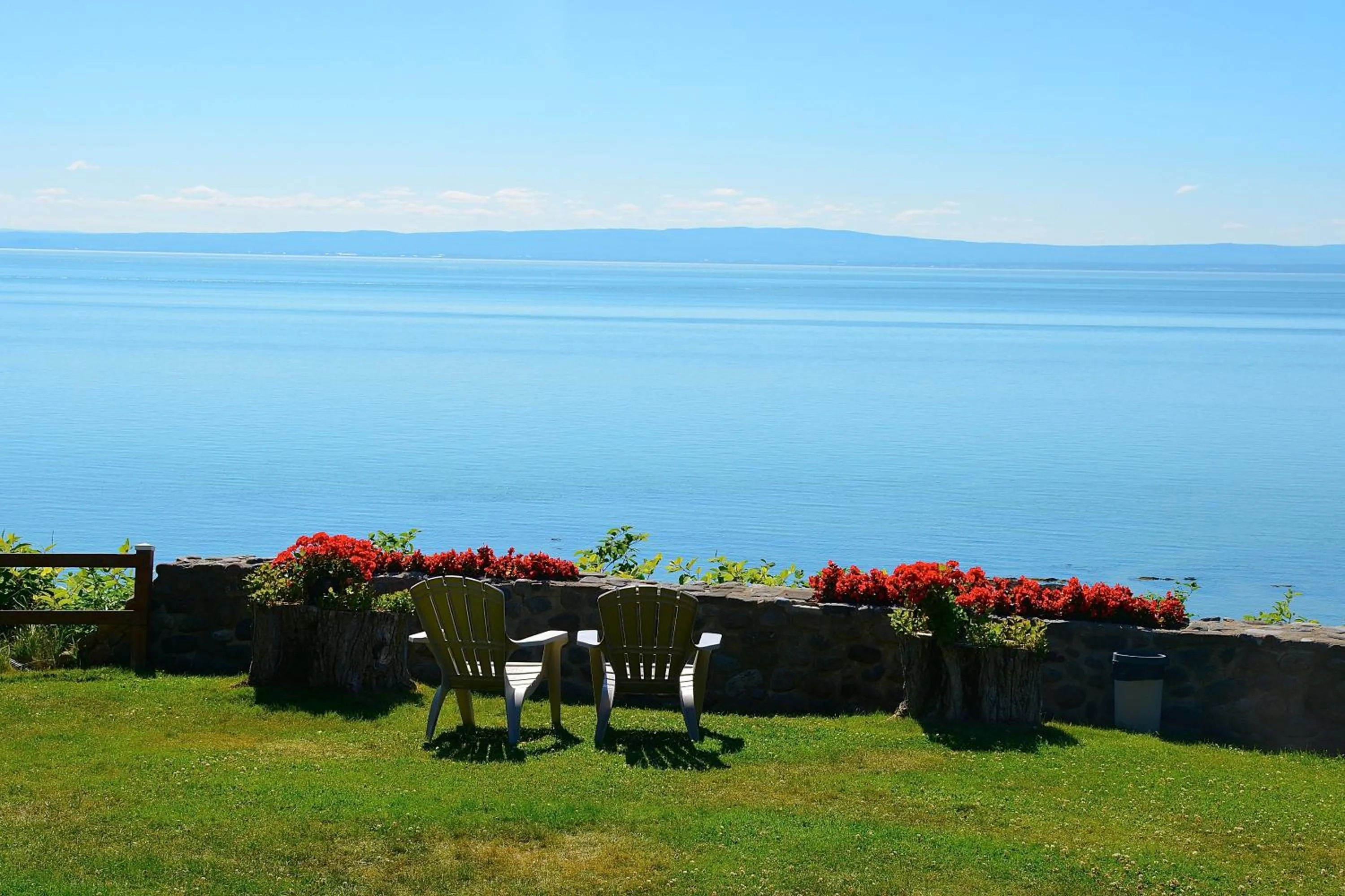 River view in Hotel Cap-aux-Pierres