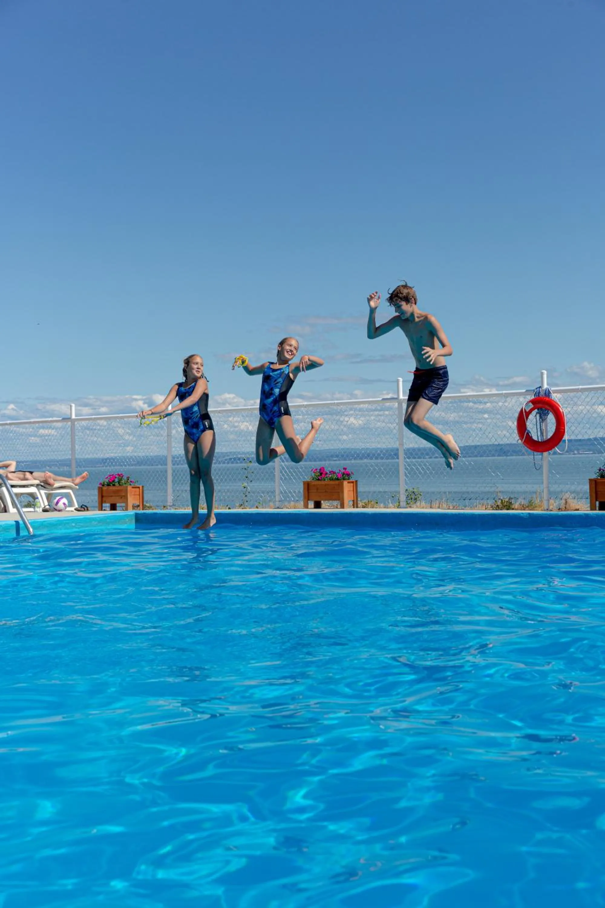 Swimming pool in Hotel Cap-aux-Pierres