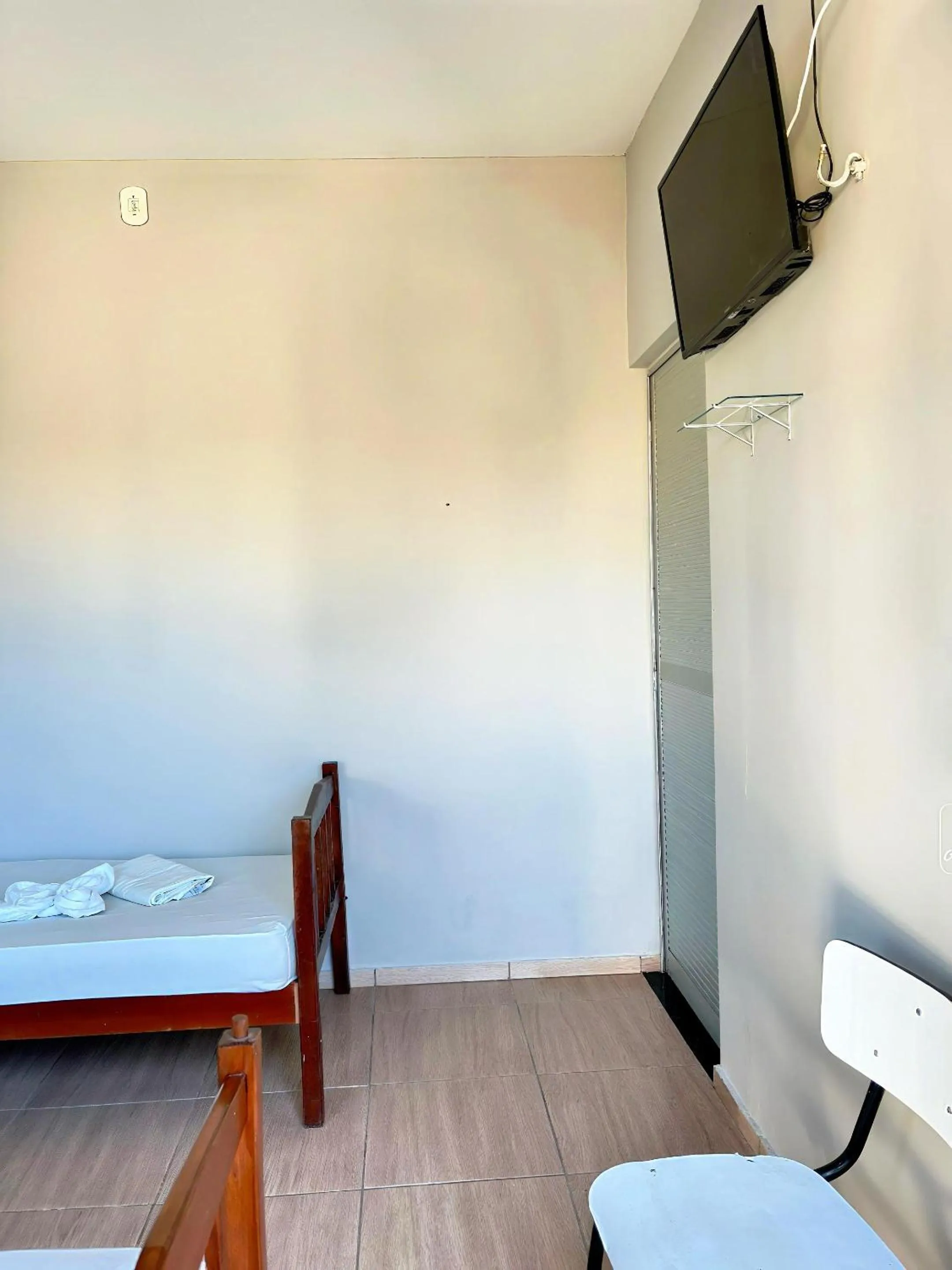 Bed in Pousada Cristo Rei-Parnaíba 24h