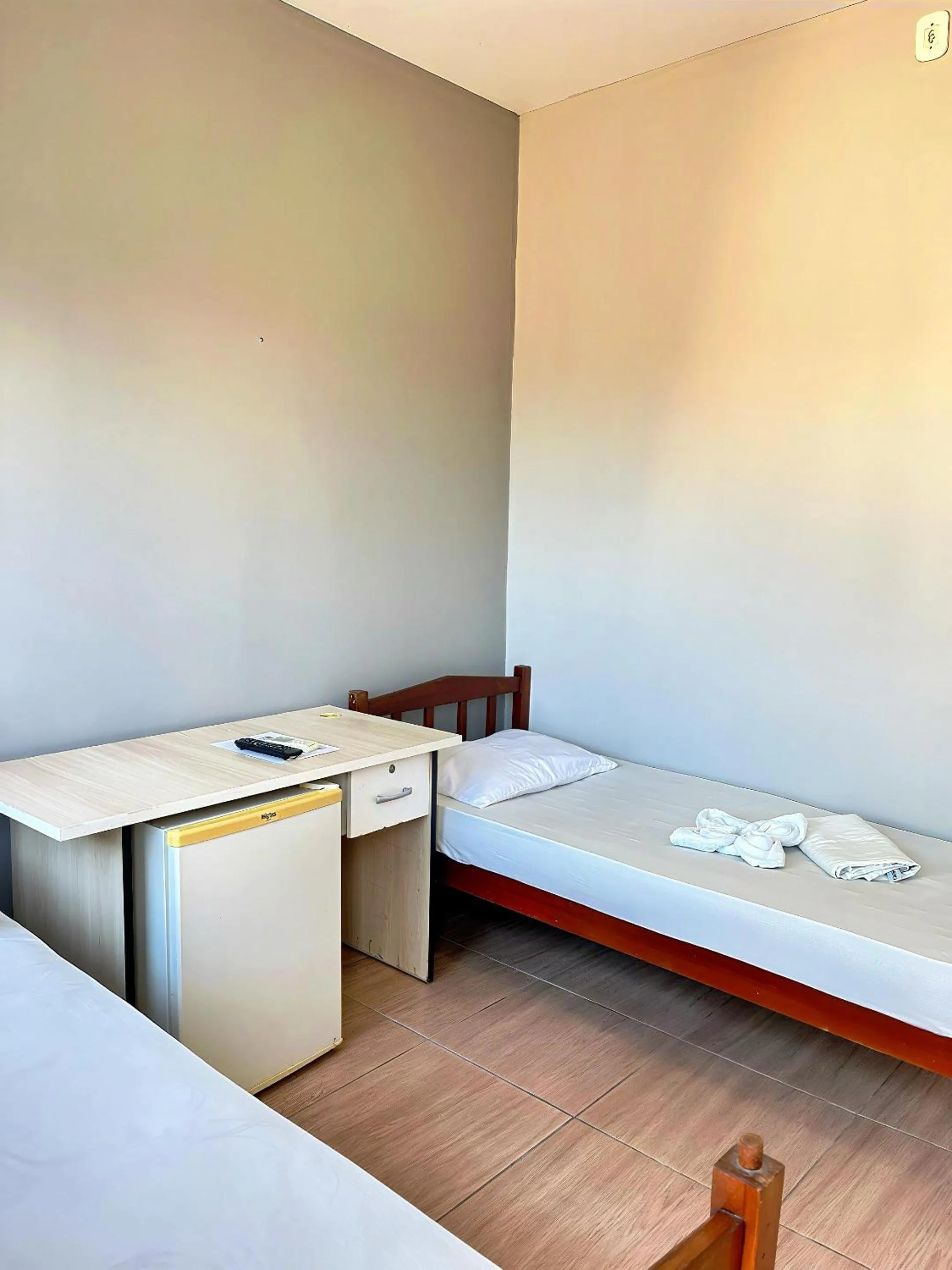 Bed in Pousada Cristo Rei-Parnaíba 24h