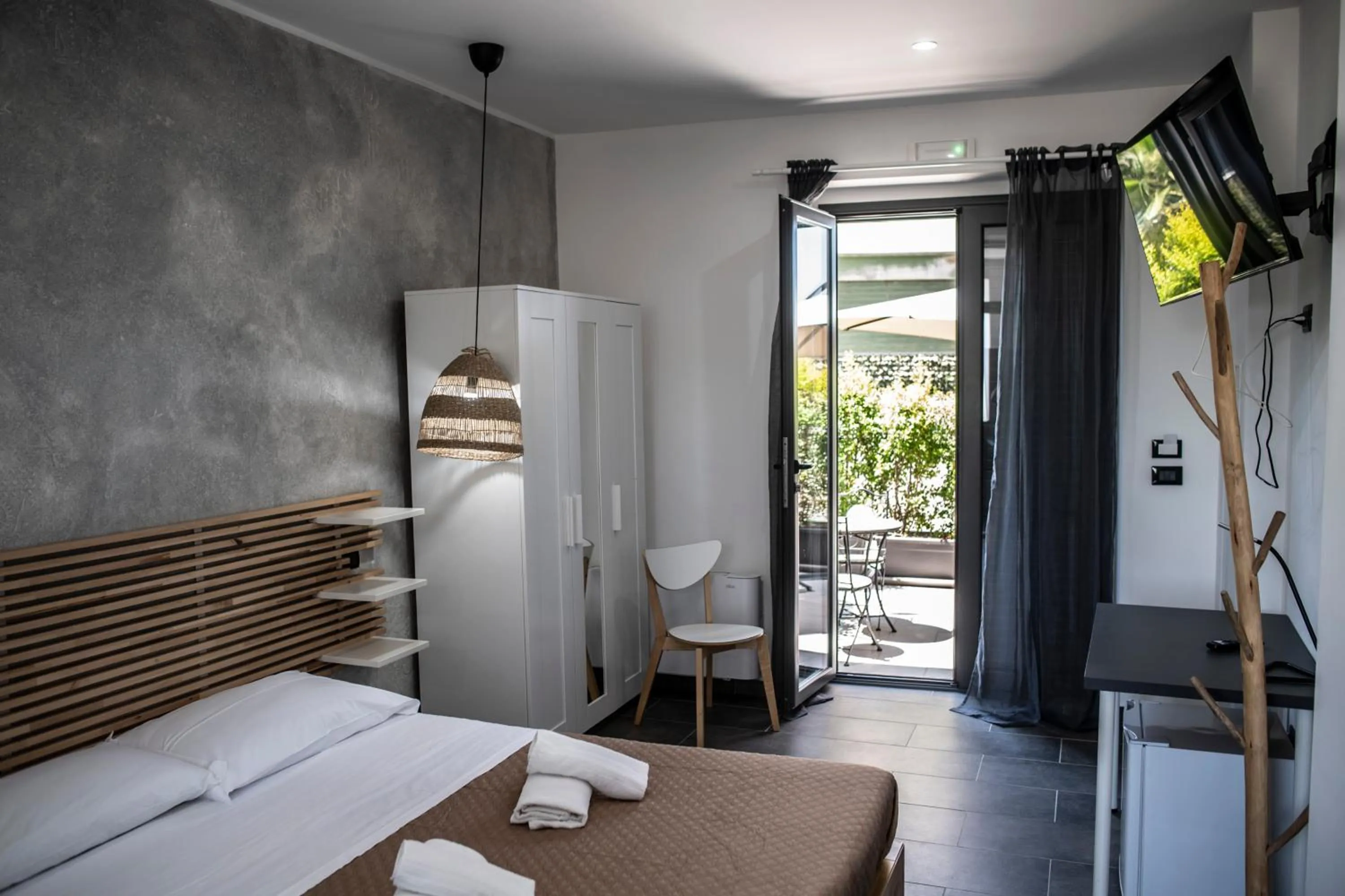 Bed in B&B Màkari holiday home