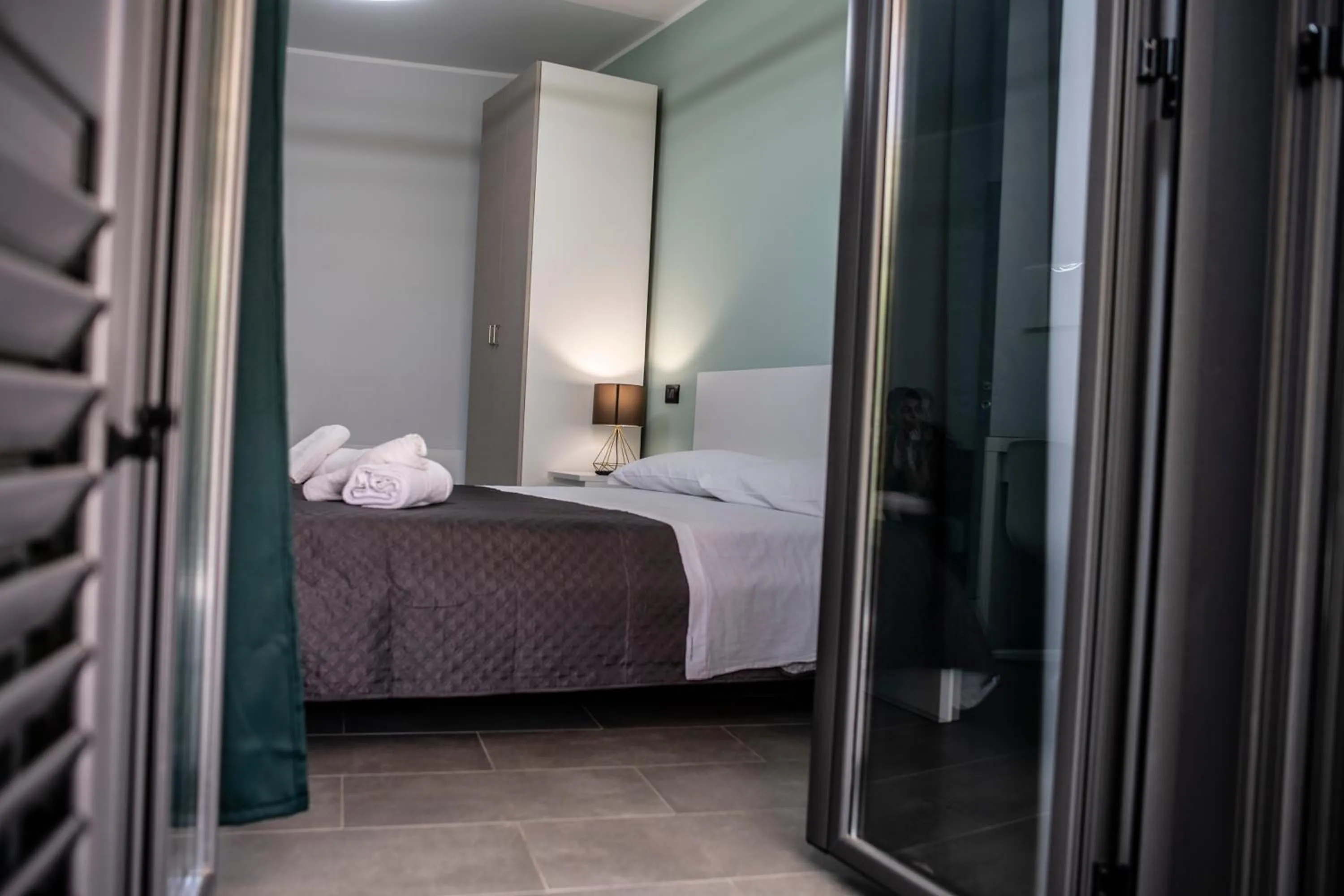 Bed in B&B Màkari holiday home