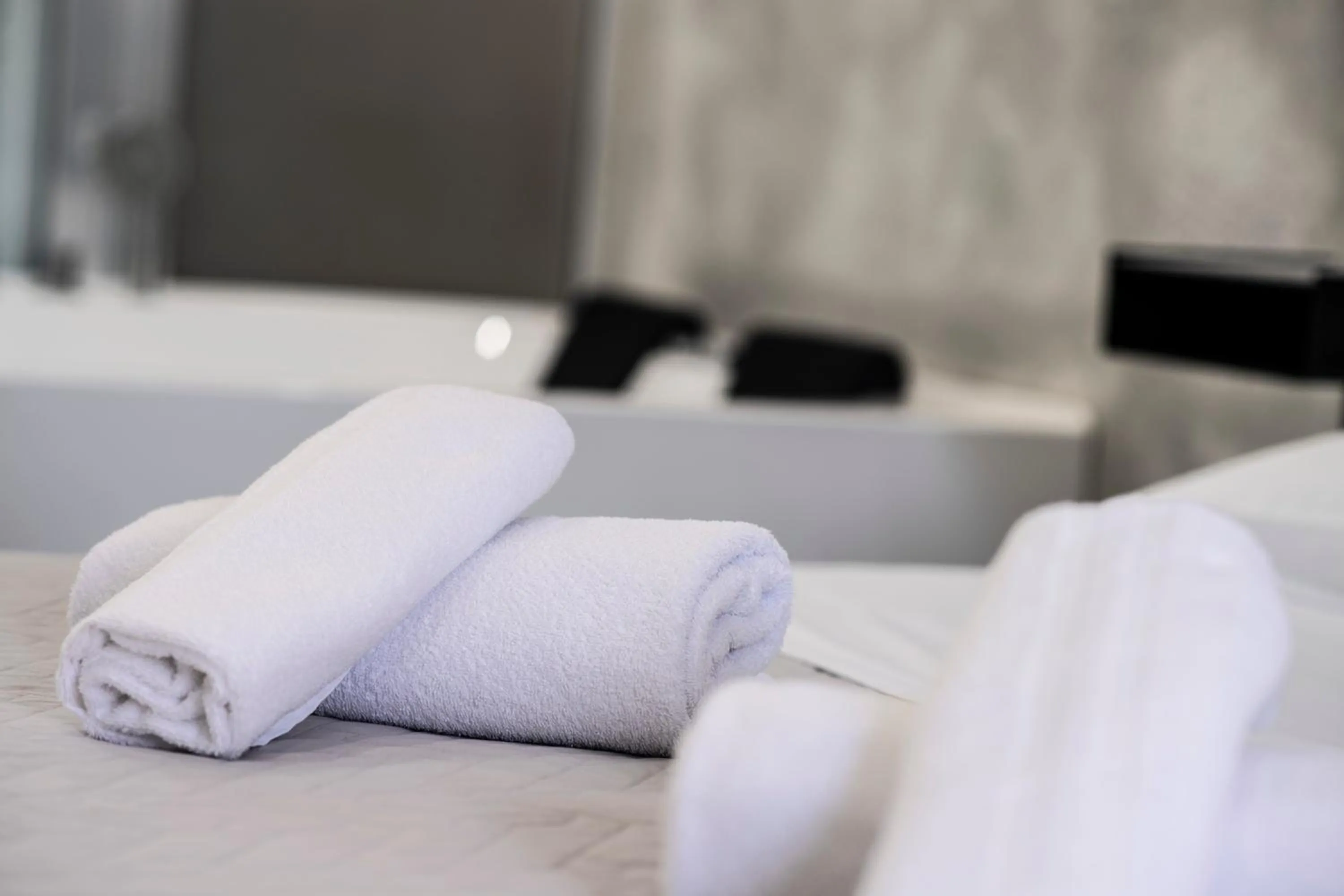 Bed in B&B Màkari holiday home