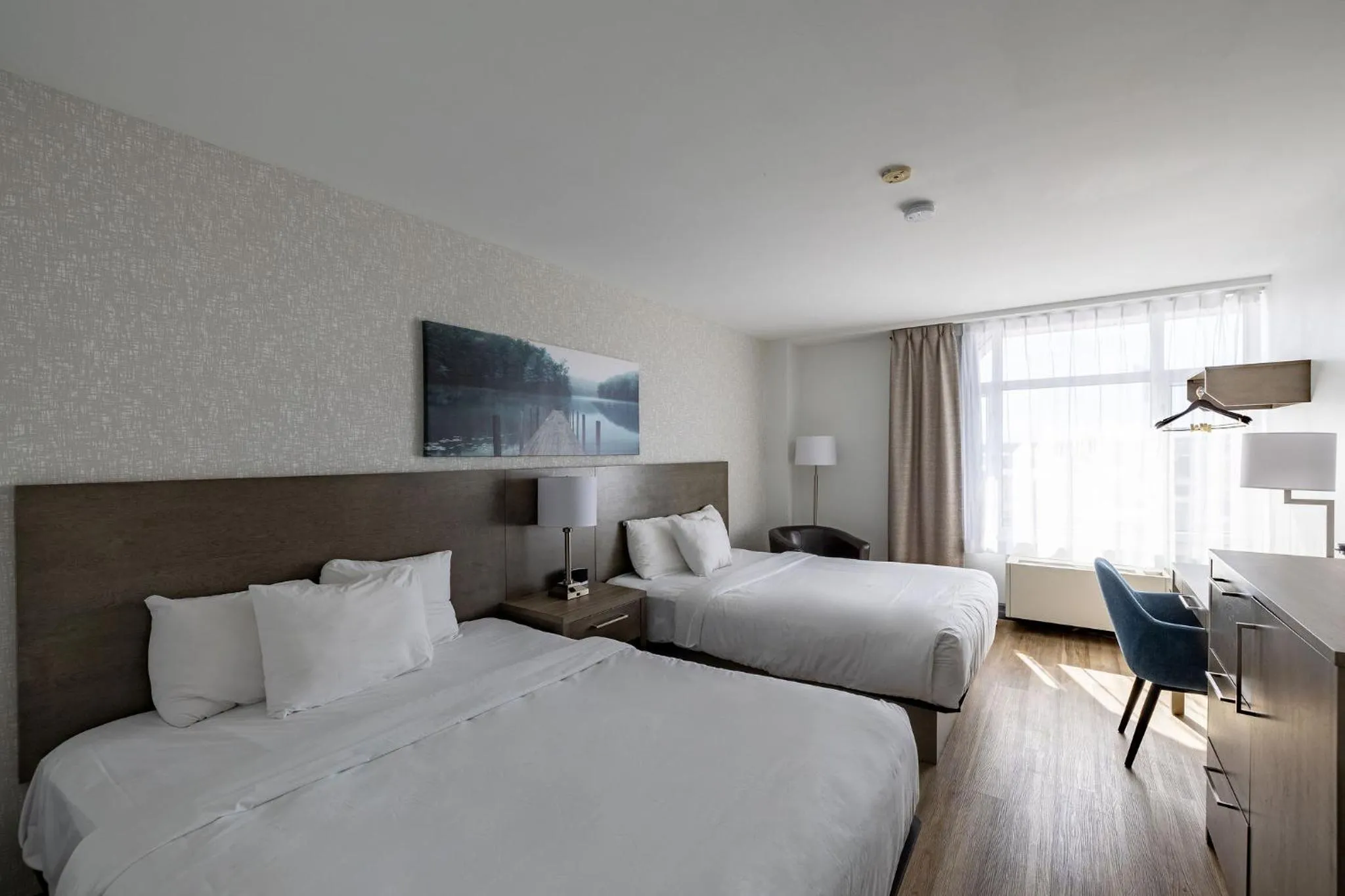 Bedroom, Bed in Repotel Aéroport Québec