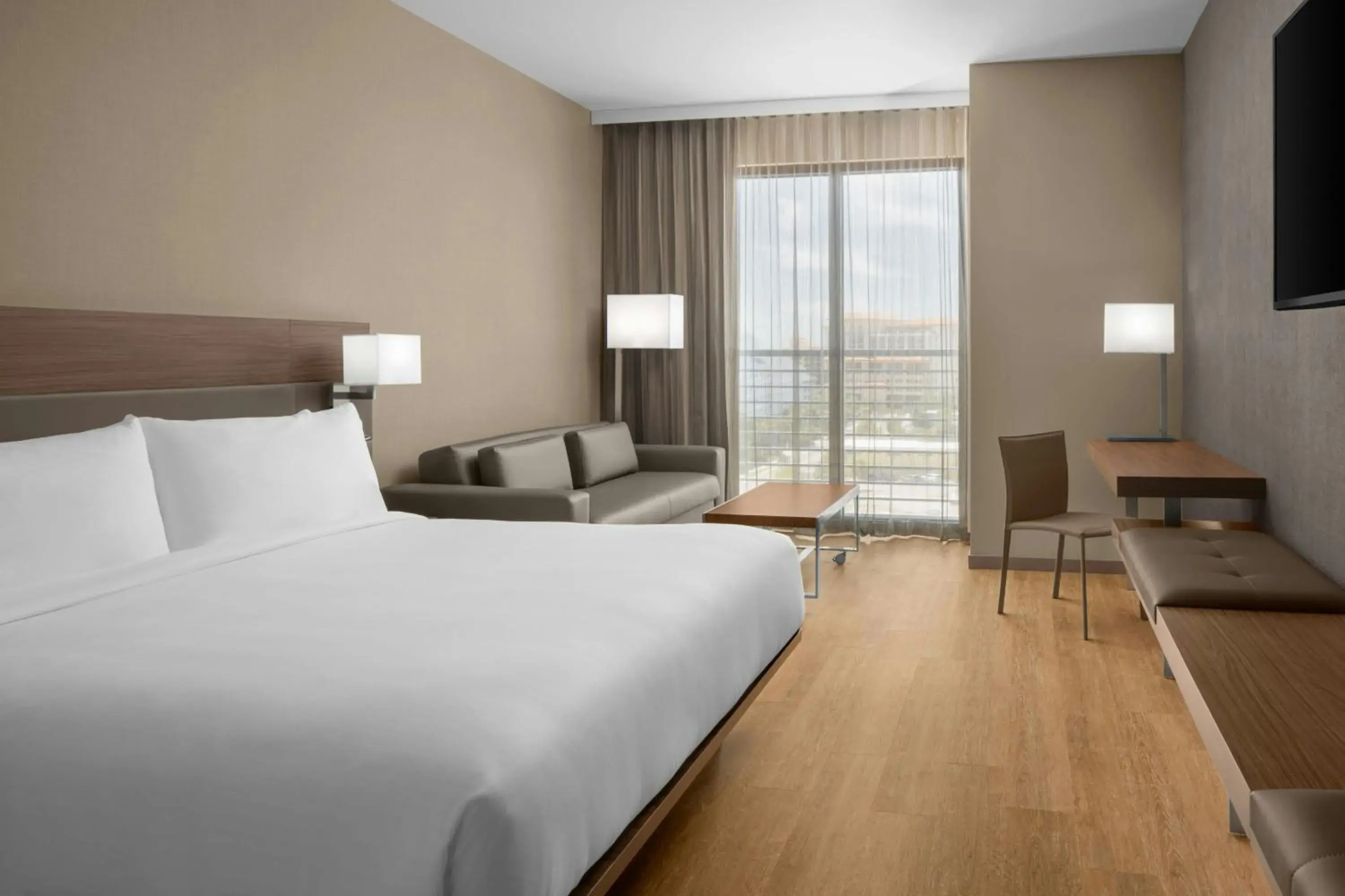 King Room with Sofa Bed and Partial Water View in AC Hotel by Marriott Clearwater Beach King Room with Sofa Bed and Partial Water View in AC Hotel by Marriott Clearwater Beach