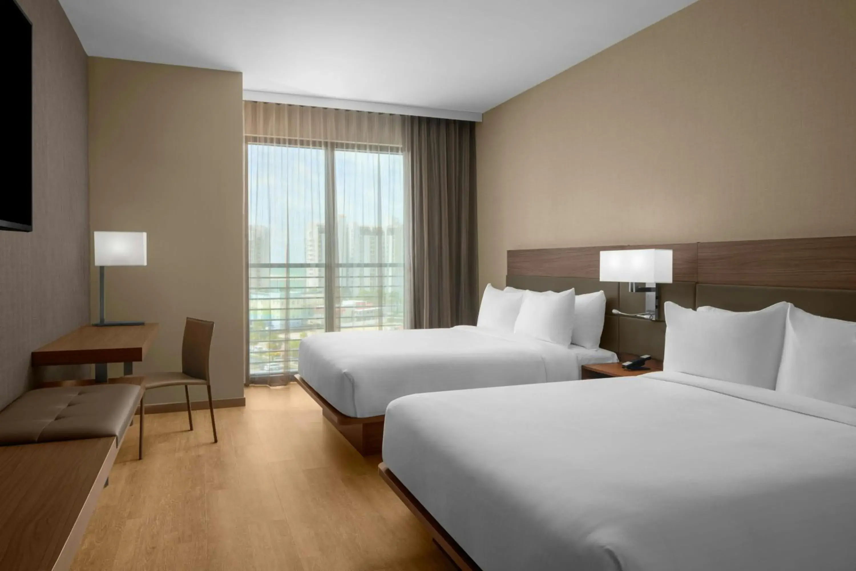 Queen Room with Two Queen Beds in AC Hotel by Marriott Clearwater Beach Queen Room with Two Queen Beds in AC Hotel by Marriott Clearwater Beach