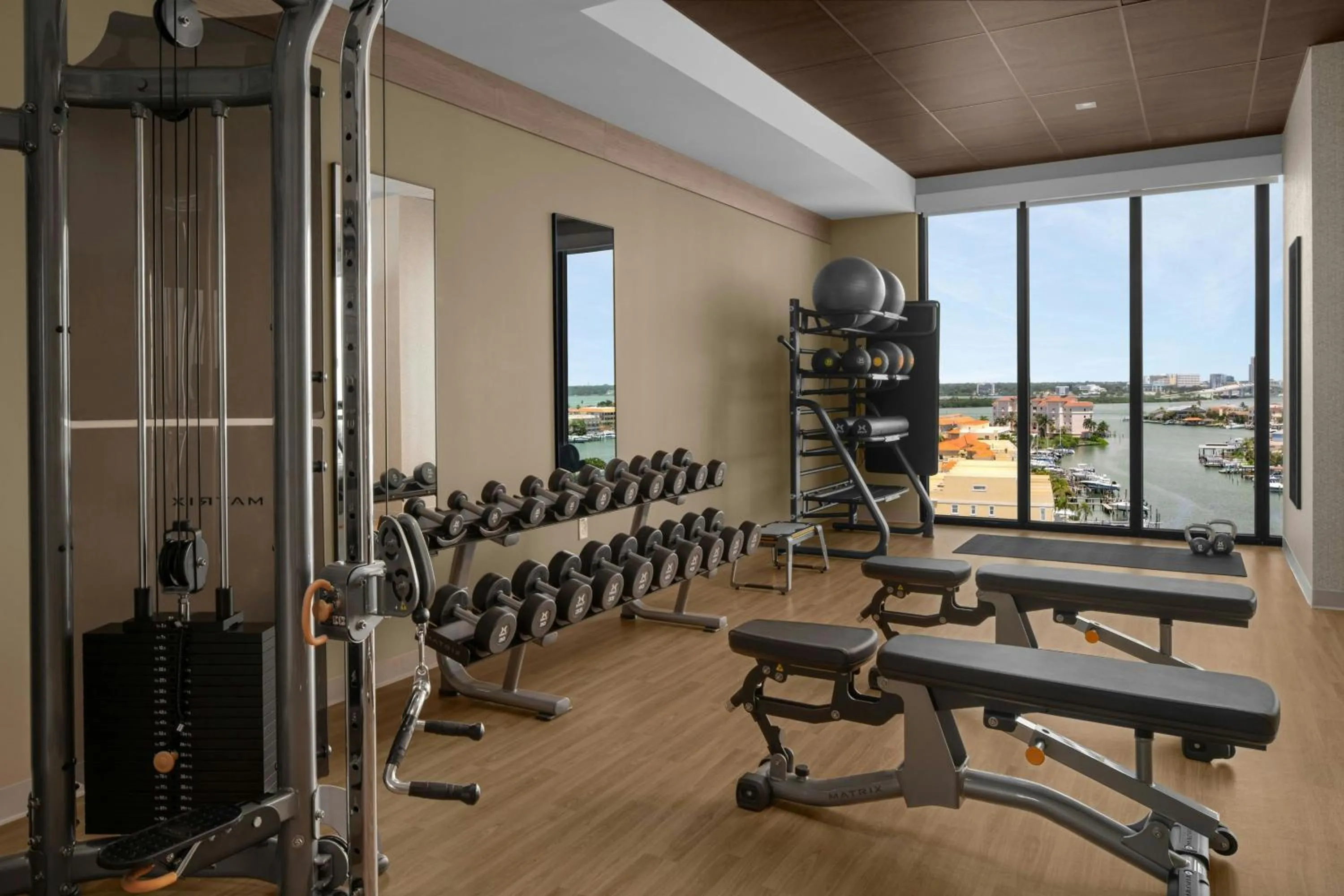Fitness centre/facilities in AC Hotel by Marriott Clearwater Beach