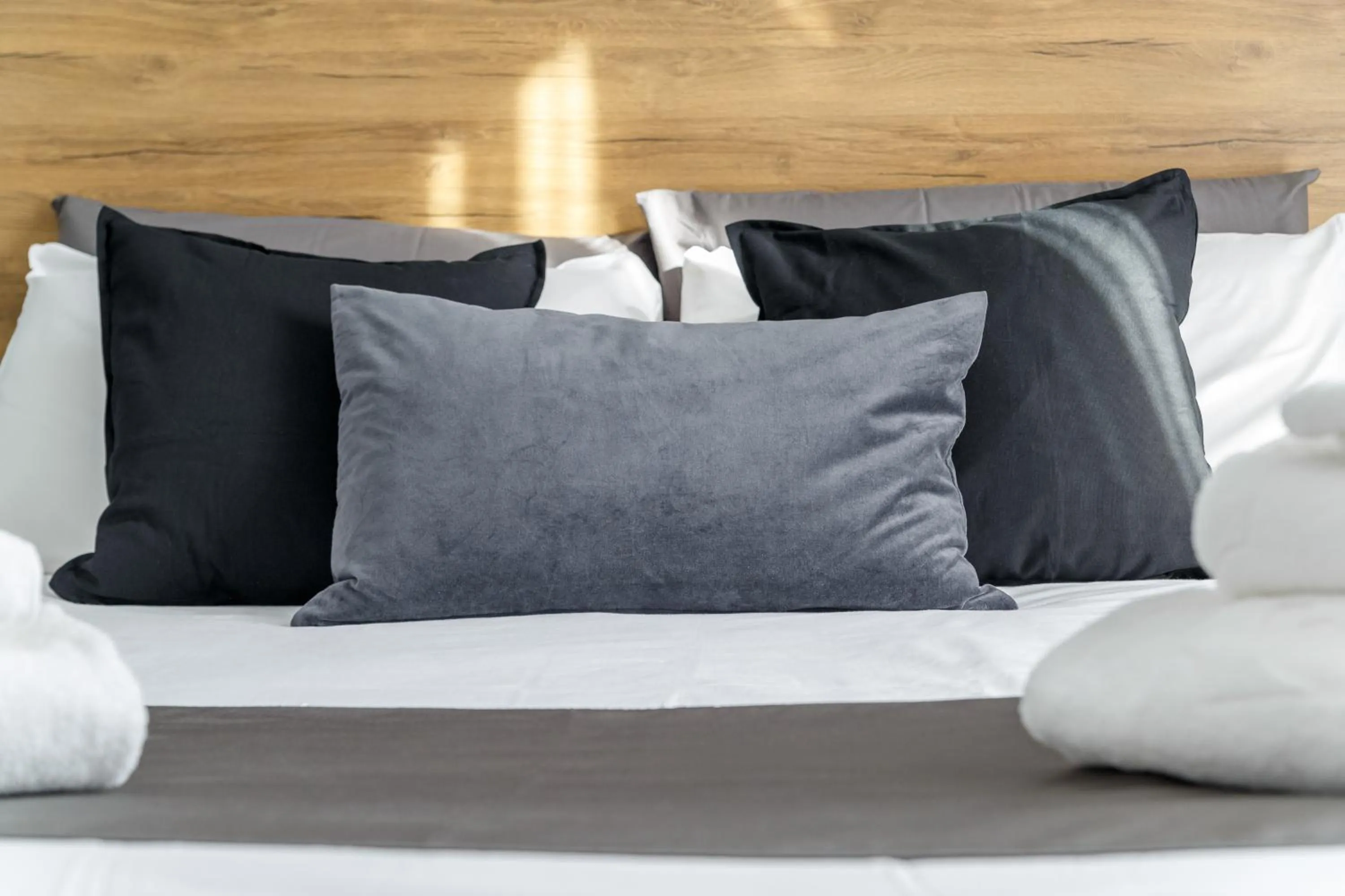 Bed in Sant'Angelo Suites