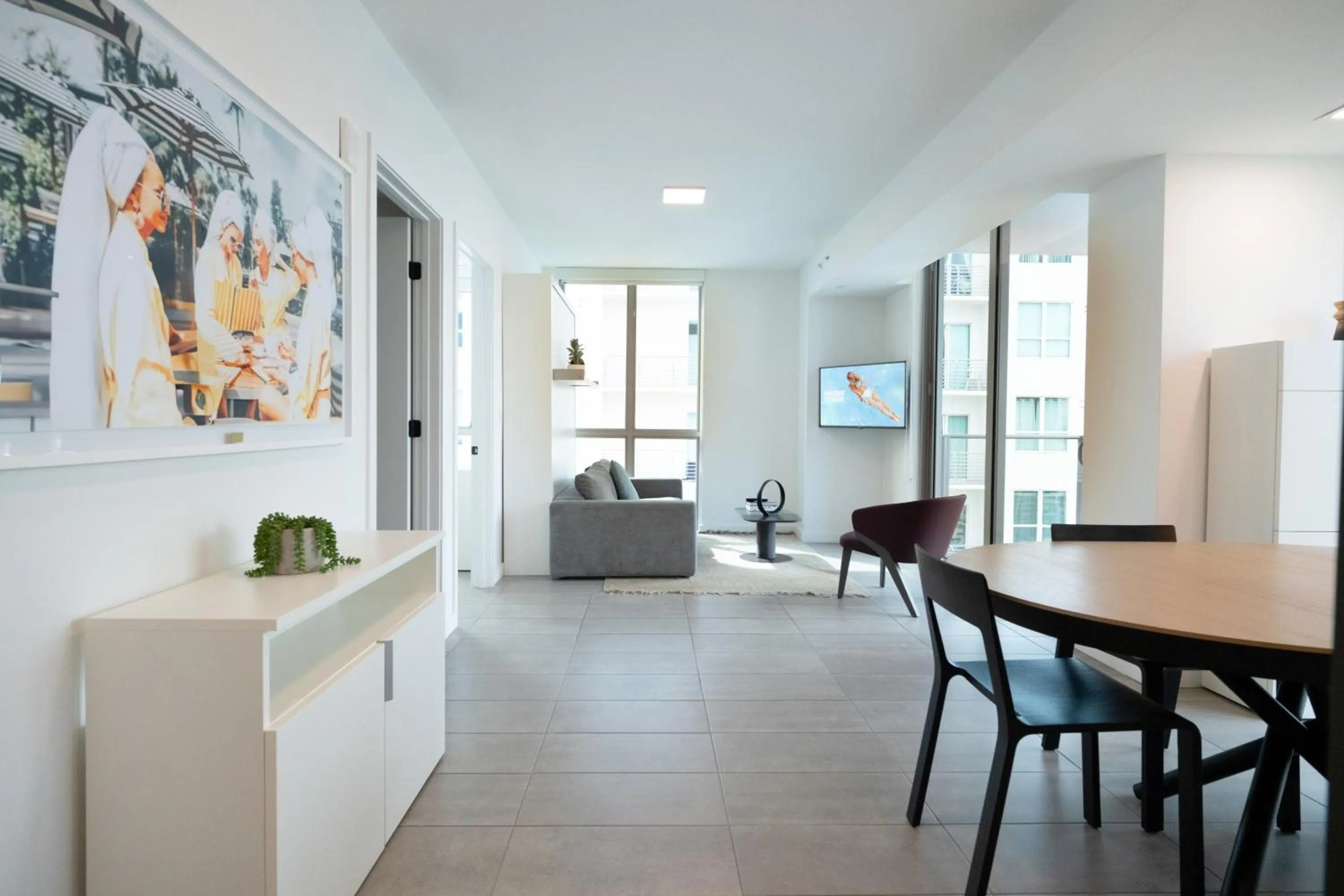 Living room in YOTELPAD Miami