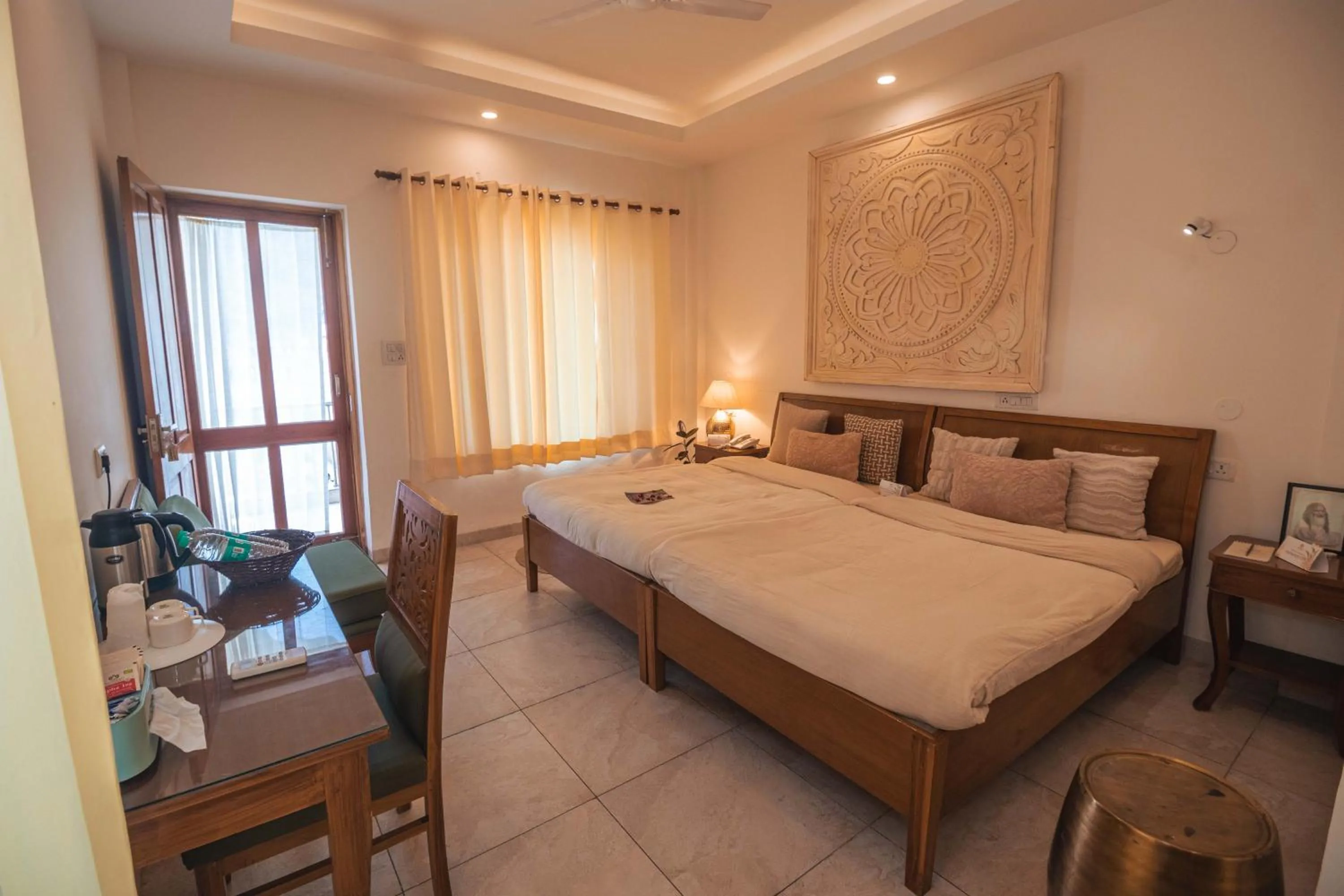 Photo of the whole room, Bed in Maharishi Ayurveda-Boutique Wellness Retreat