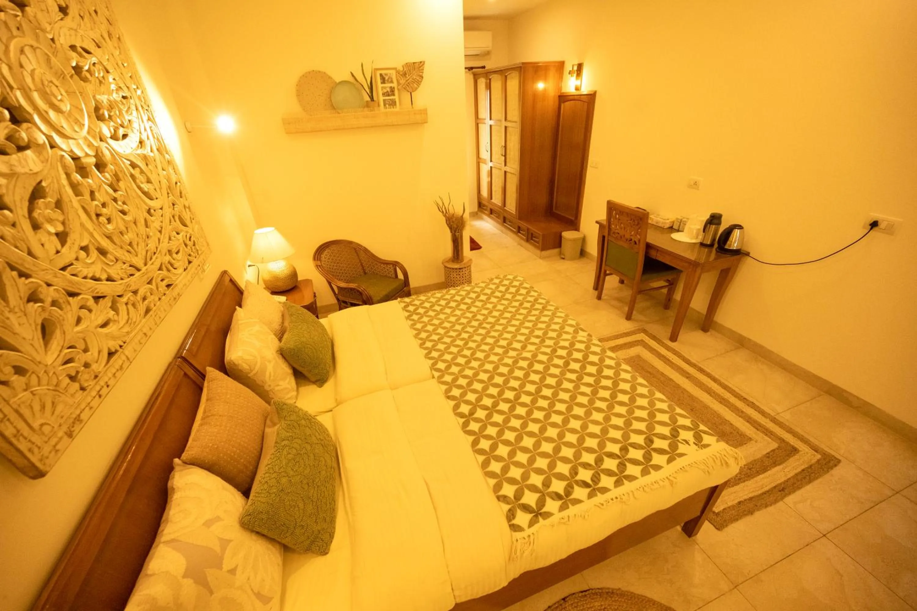 Photo of the whole room, Bed in Maharishi Ayurveda-Boutique Wellness Retreat