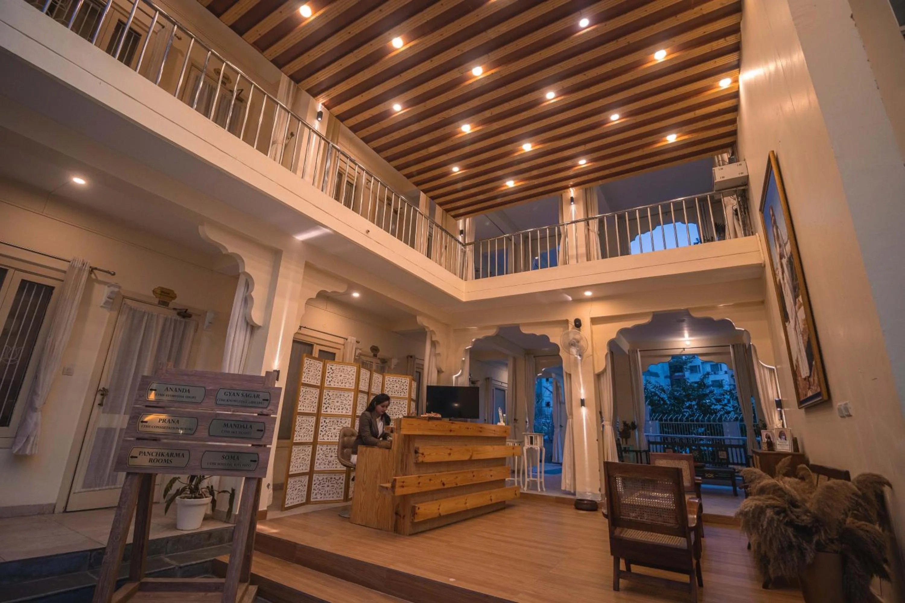Lobby or reception in Maharishi Ayurveda-Boutique Wellness Retreat