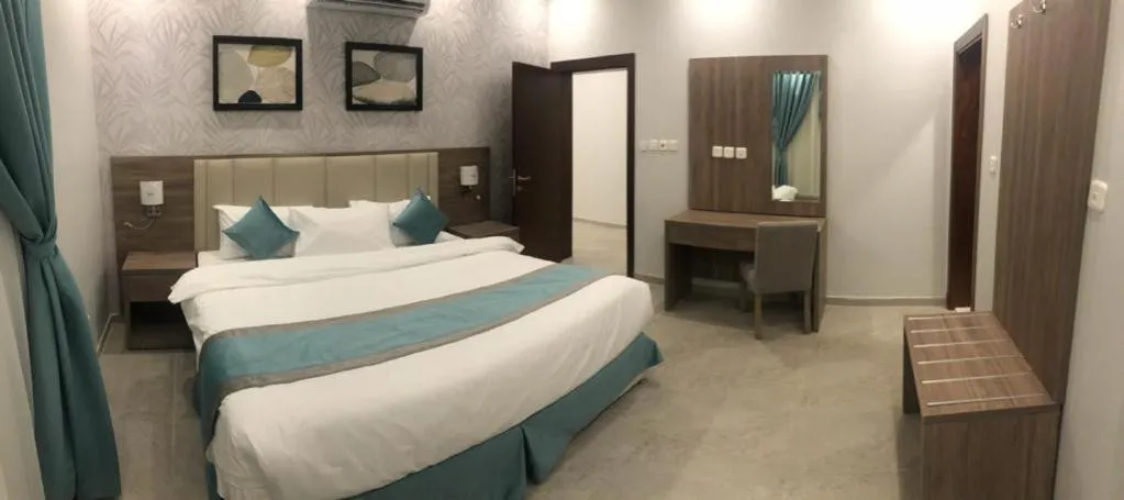 Bed in Al-Haramain Family Apartments