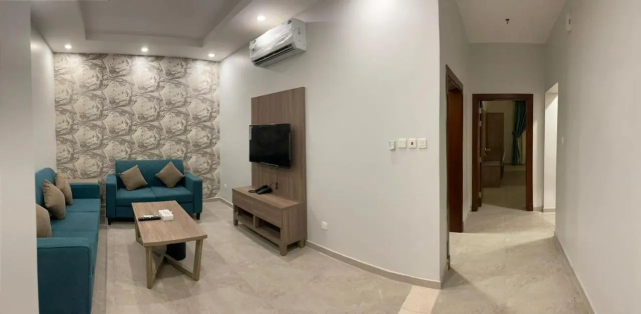 Living room in Al-Haramain Family Apartments