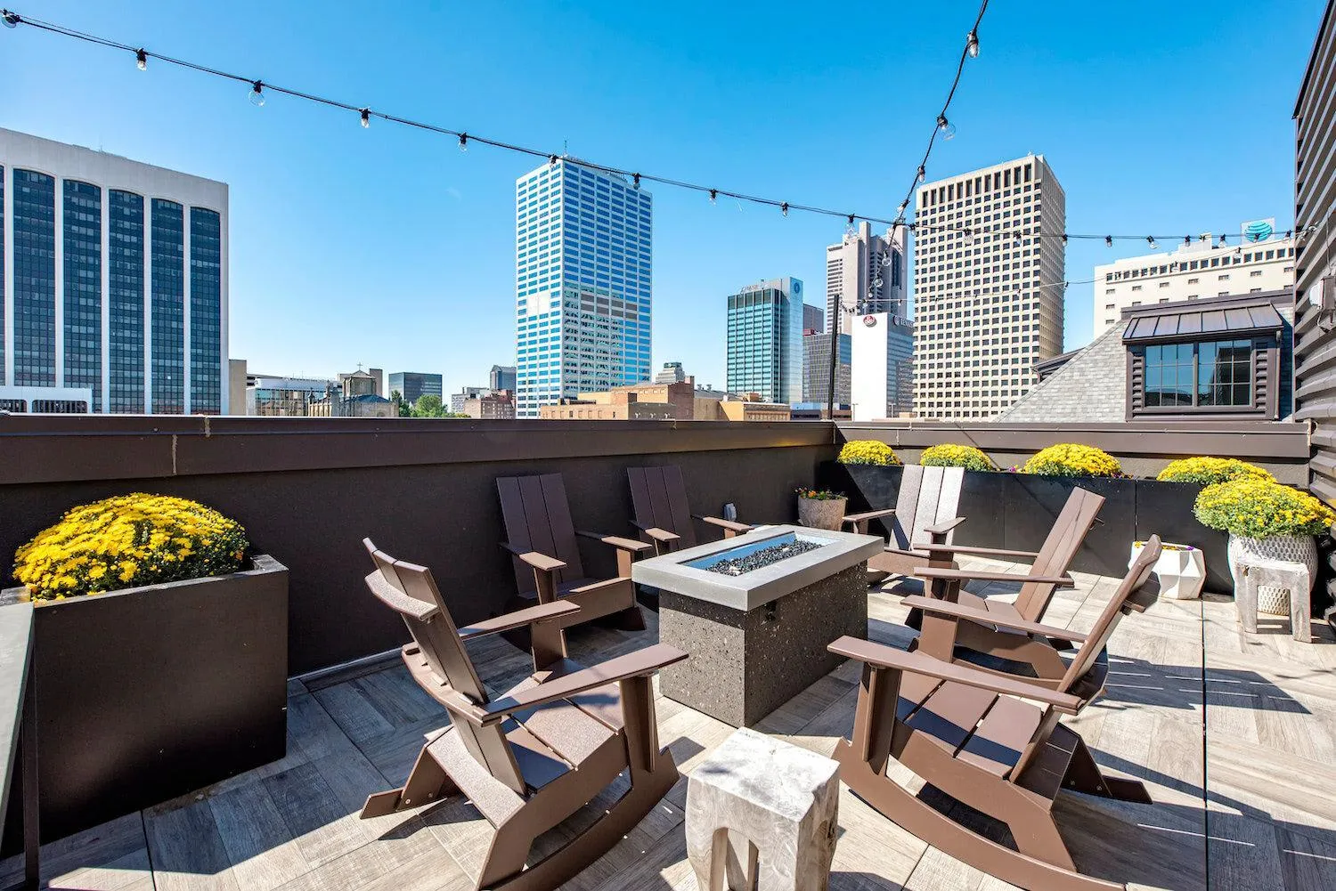 Balcony/Terrace in Apart Hotel near Dodgers Stadium