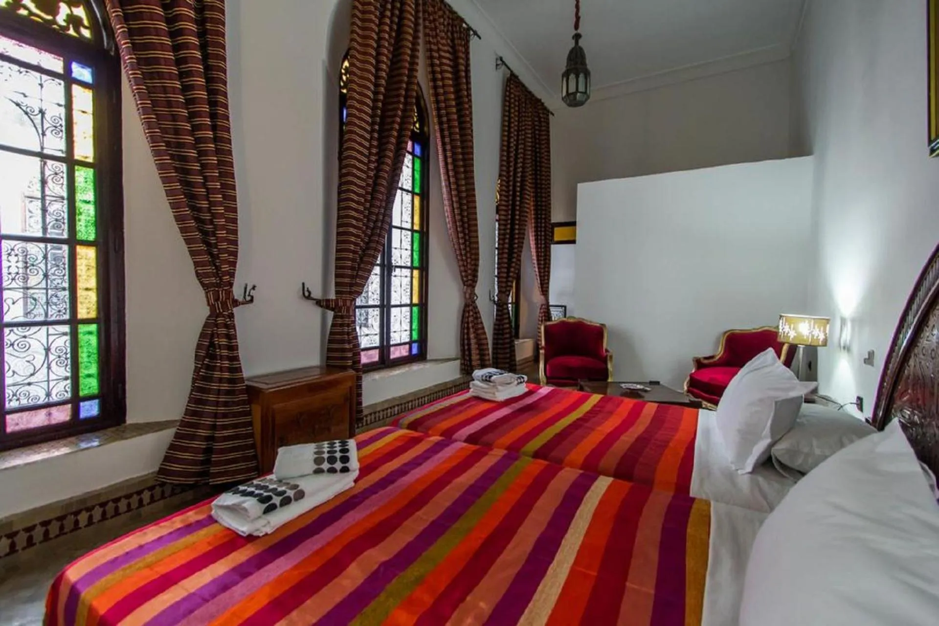 Photo of the whole room, Bed in Riad Pacha Palace