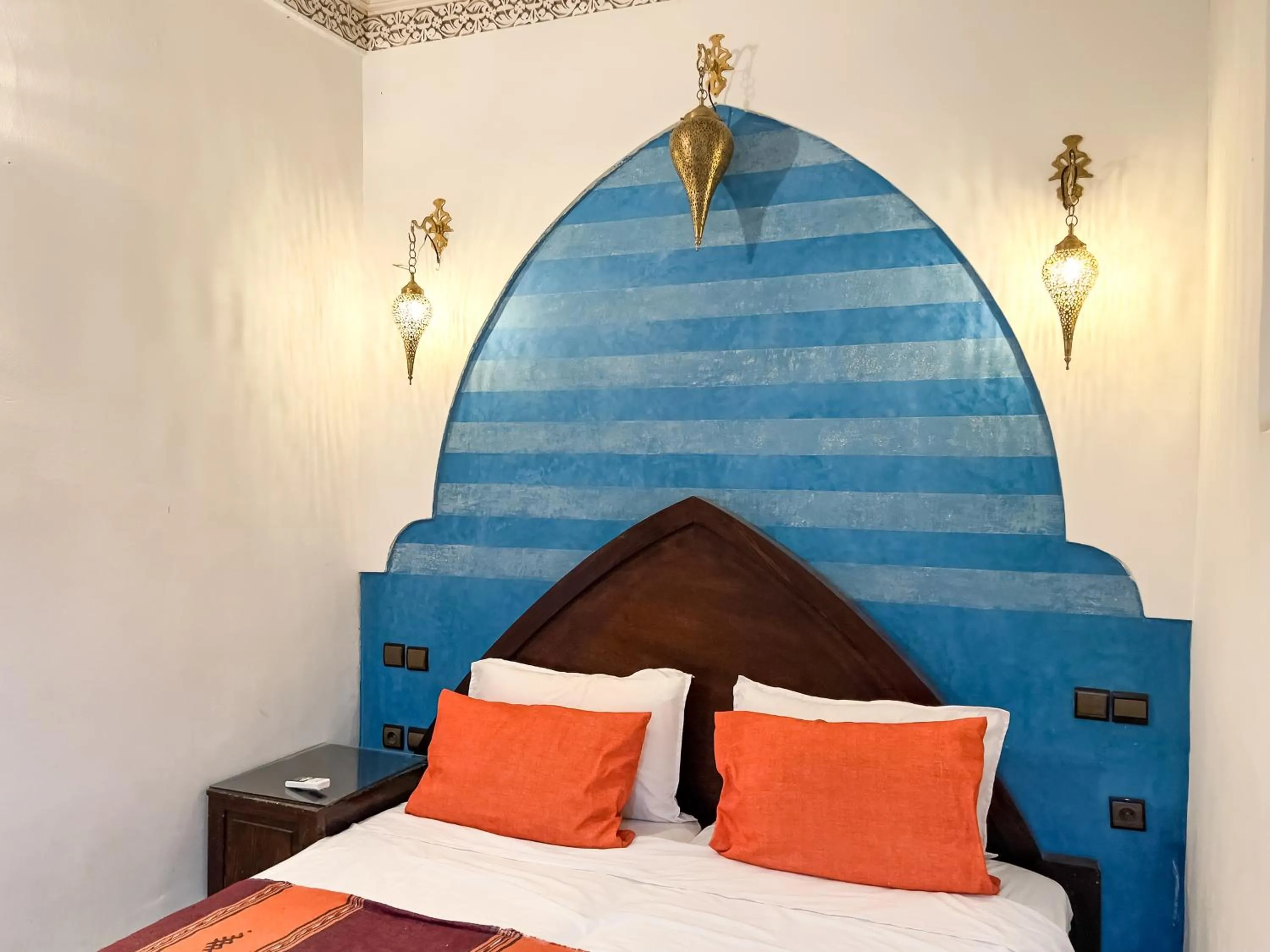 Photo of the whole room, Bed in Riad Pacha Palace