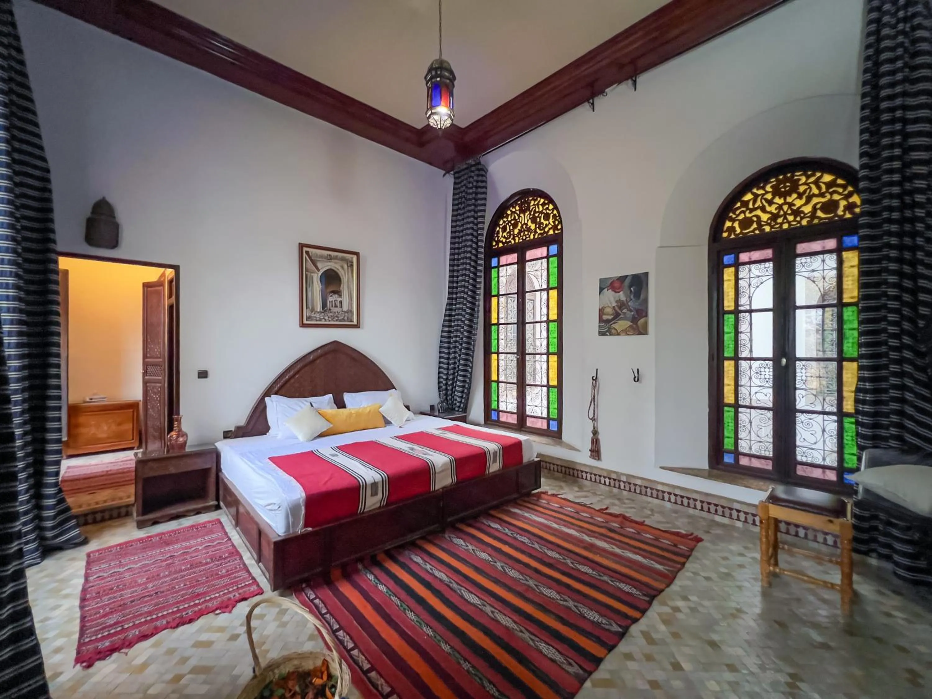 Photo of the whole room, Bed in Riad Pacha Palace