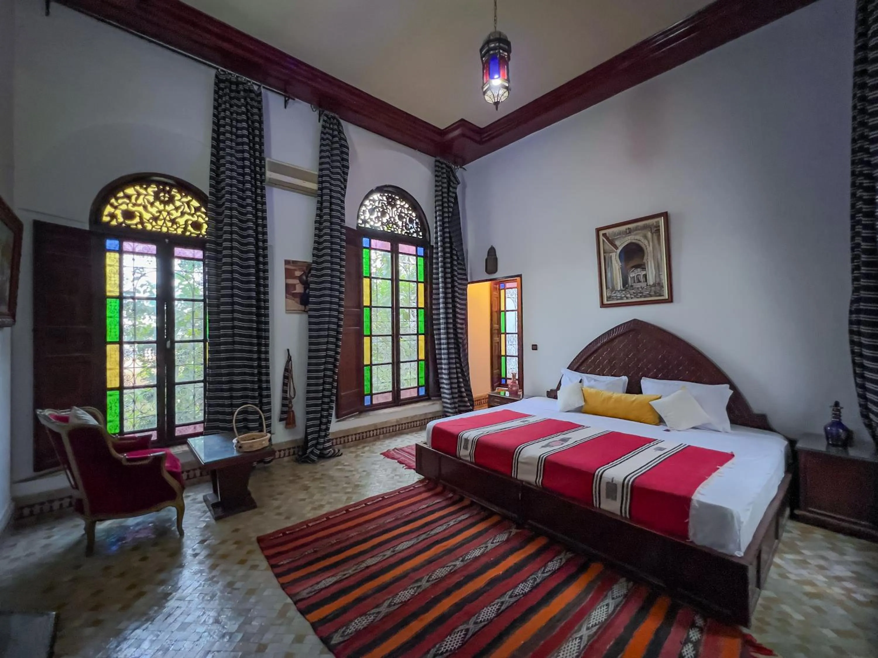 Photo of the whole room, Bed in Riad Pacha Palace