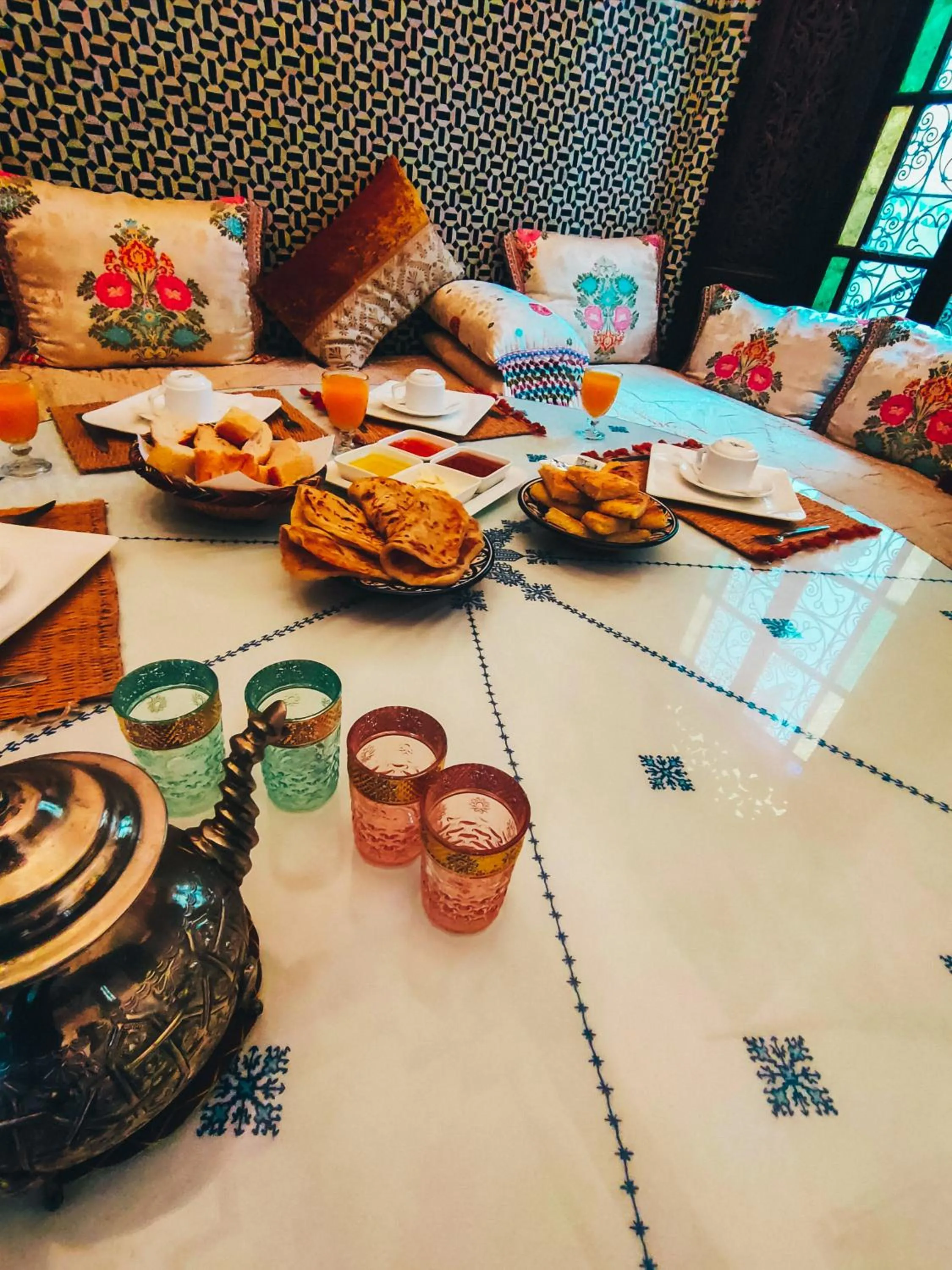 Breakfast in Riad Pacha Palace
