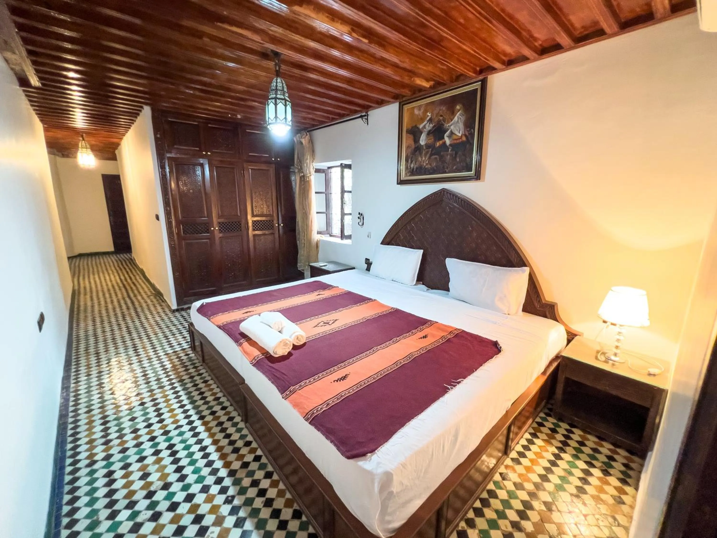 Photo of the whole room, Bed in Riad Pacha Palace