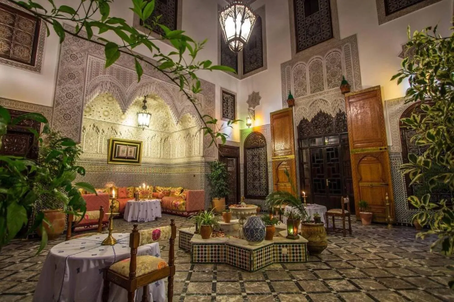 Patio in Riad Pacha Palace